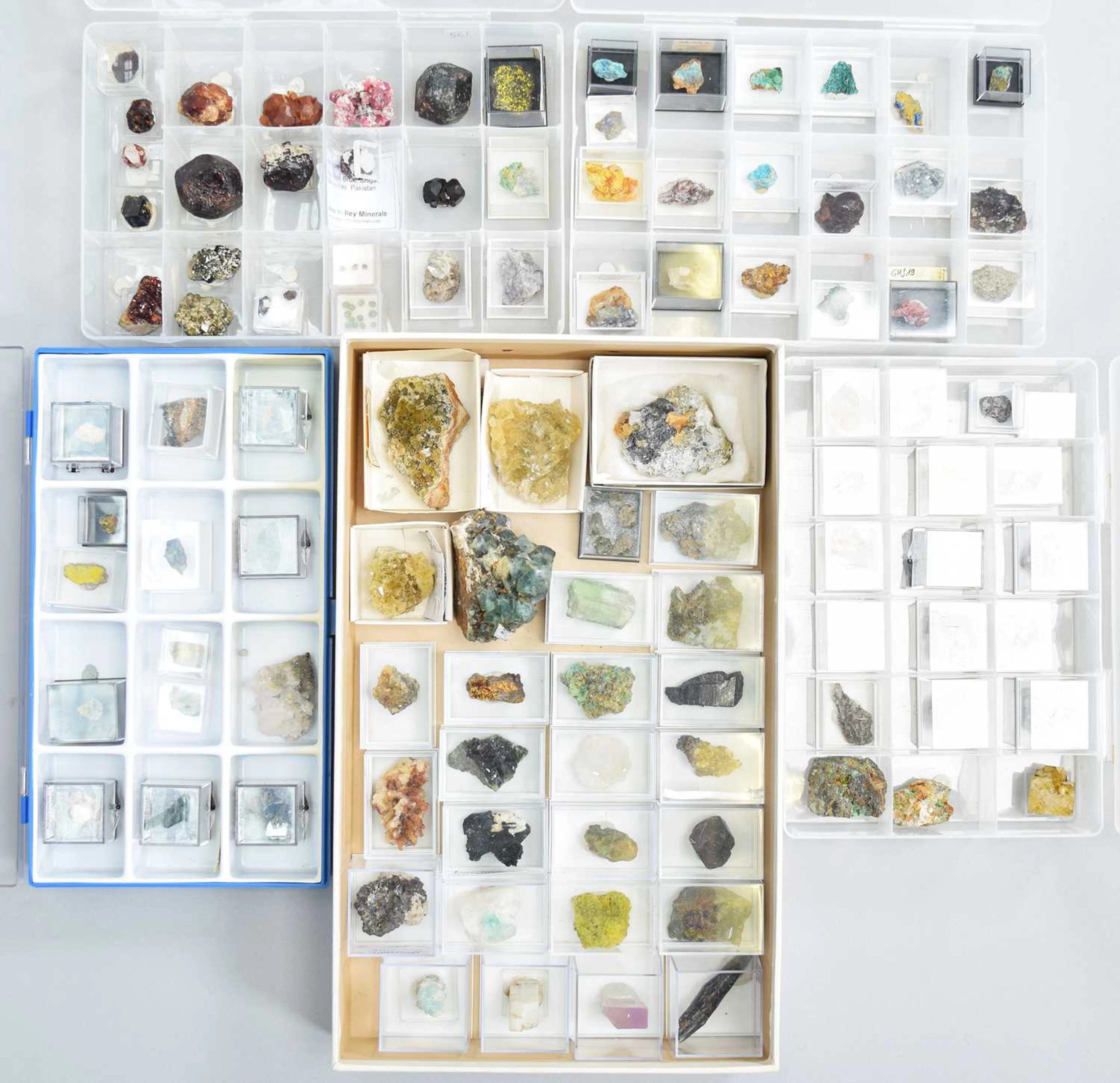 Minerals/Fossils: A Collection of Various Mineral Specimens