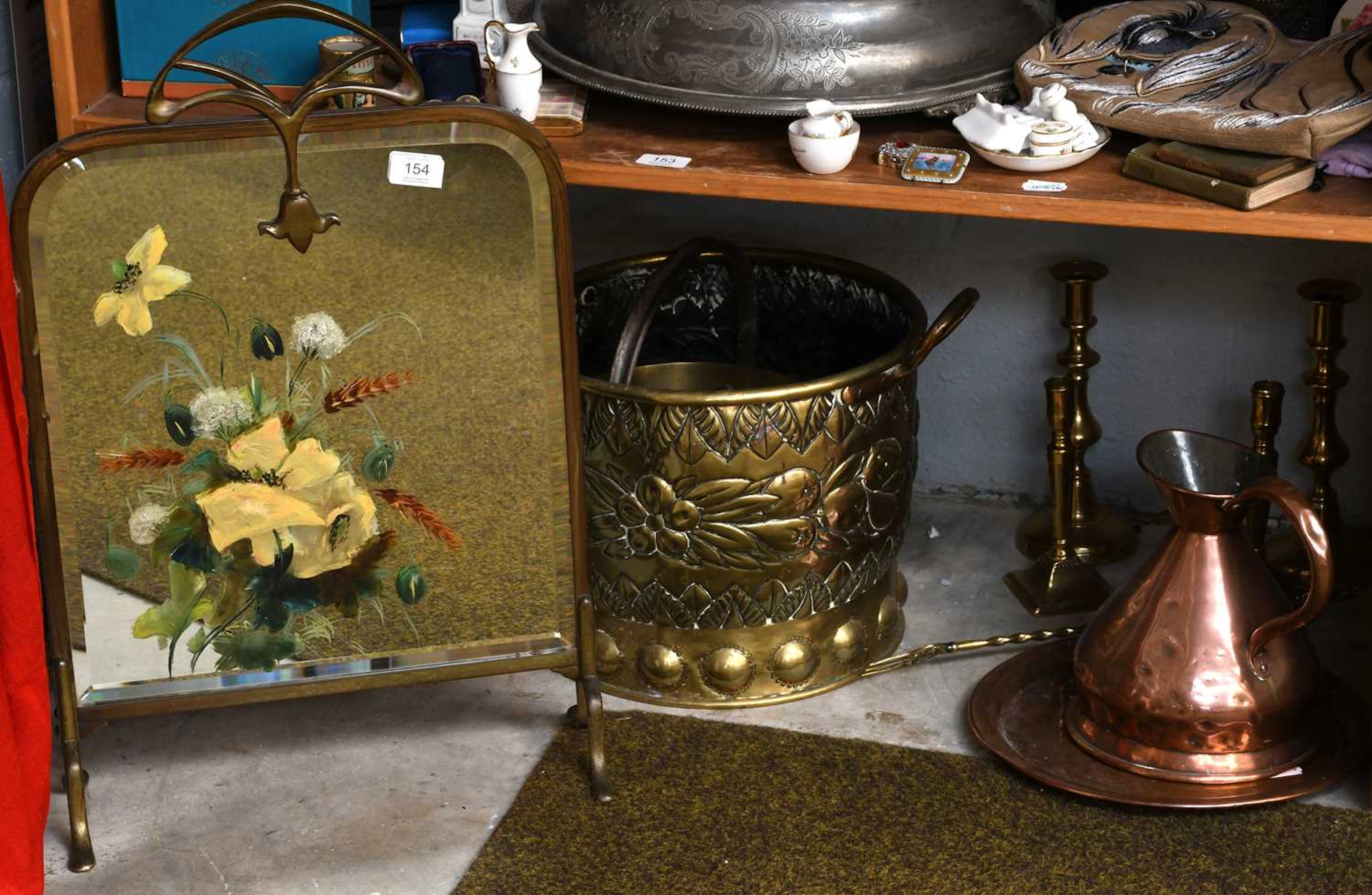 A Brass Coal Bucket, late 19th century
