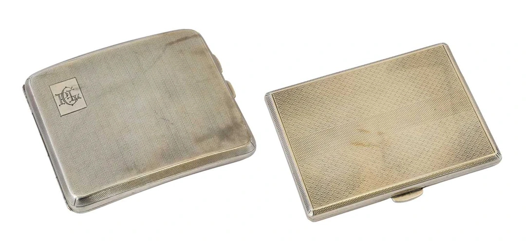 Two Silver Cigarette-Cases