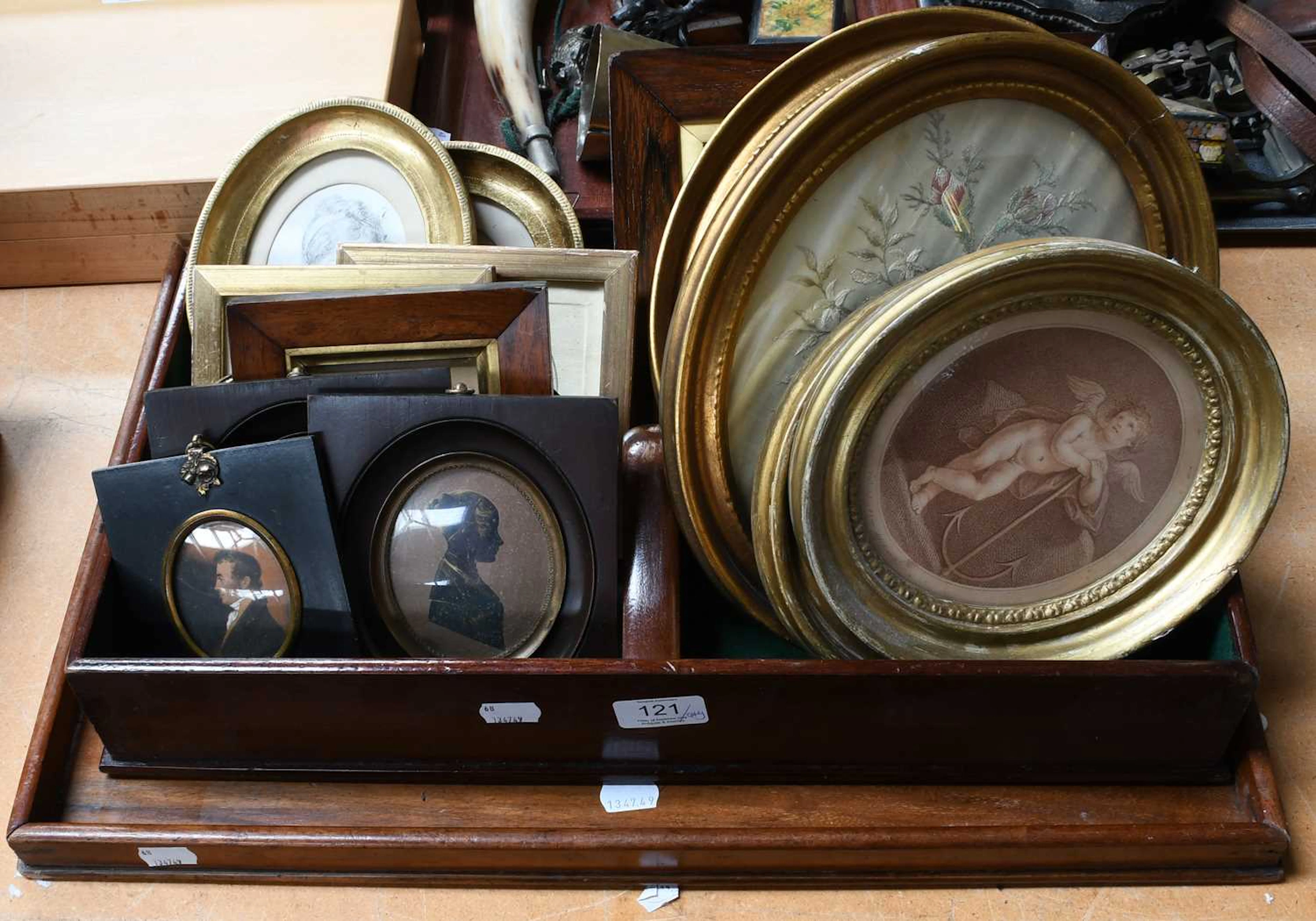 Two Mahogany Serving Trays
