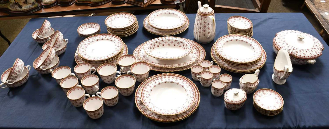 A Spode Porcelain Part Tea, Coffee and Dinner Service