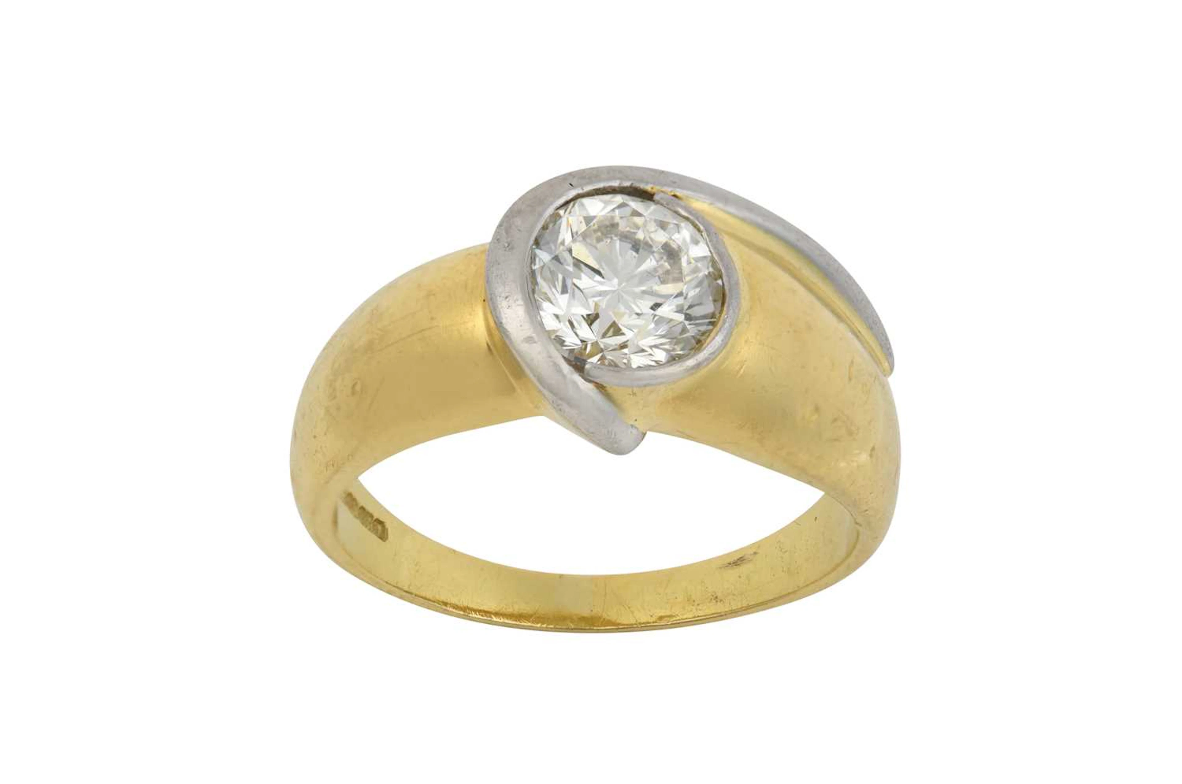 An 18 Carat Gold Diamond Solitaire Ring