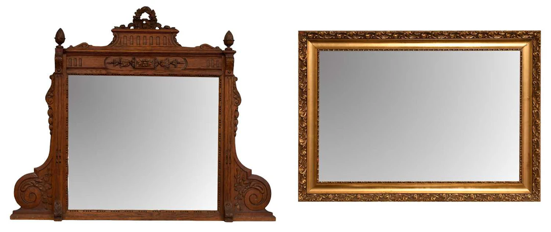 A Modern Gilt Framed Mirror