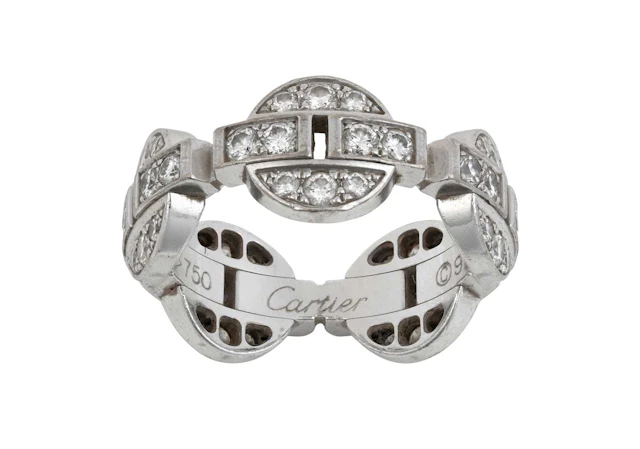 An 18 Carat White Gold Diamond Himalia Ring, by Cartier