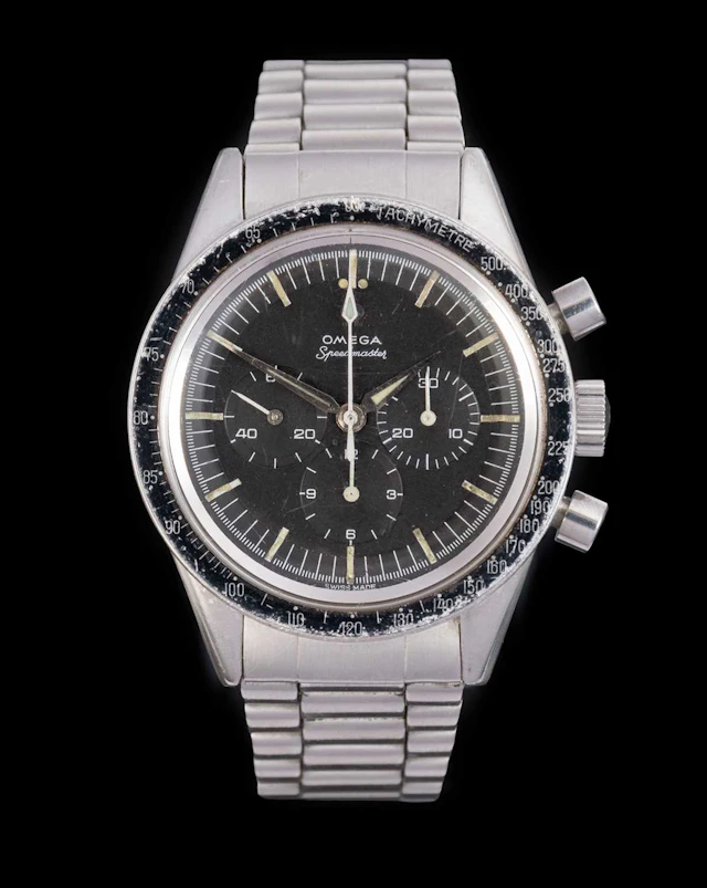 Omega: A Rare "Pre-Moon" Stainless Steel Chronograph Wristwatch, signed