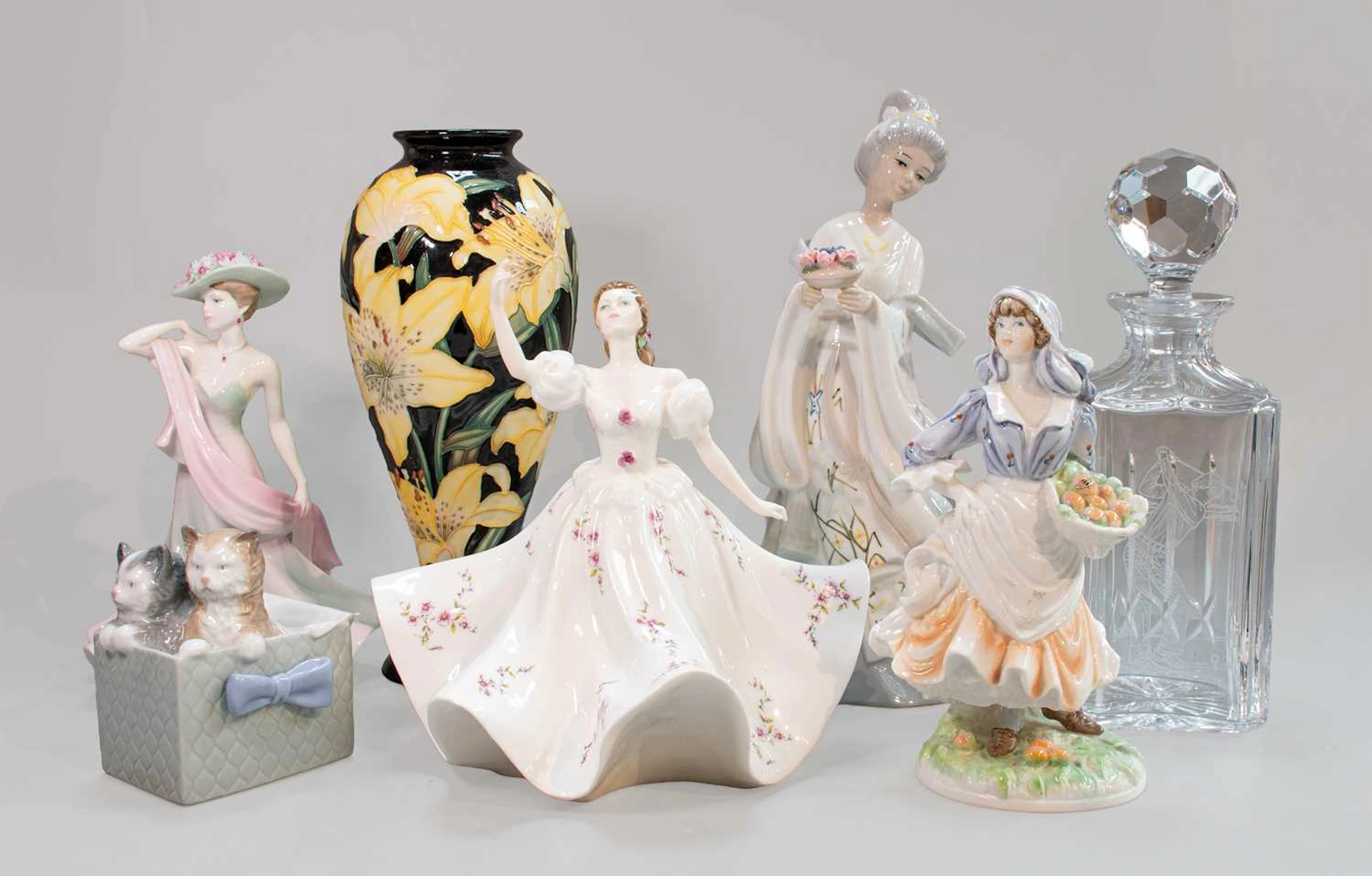 Coalport, Royal Worcester and Nao Porcelain Figures