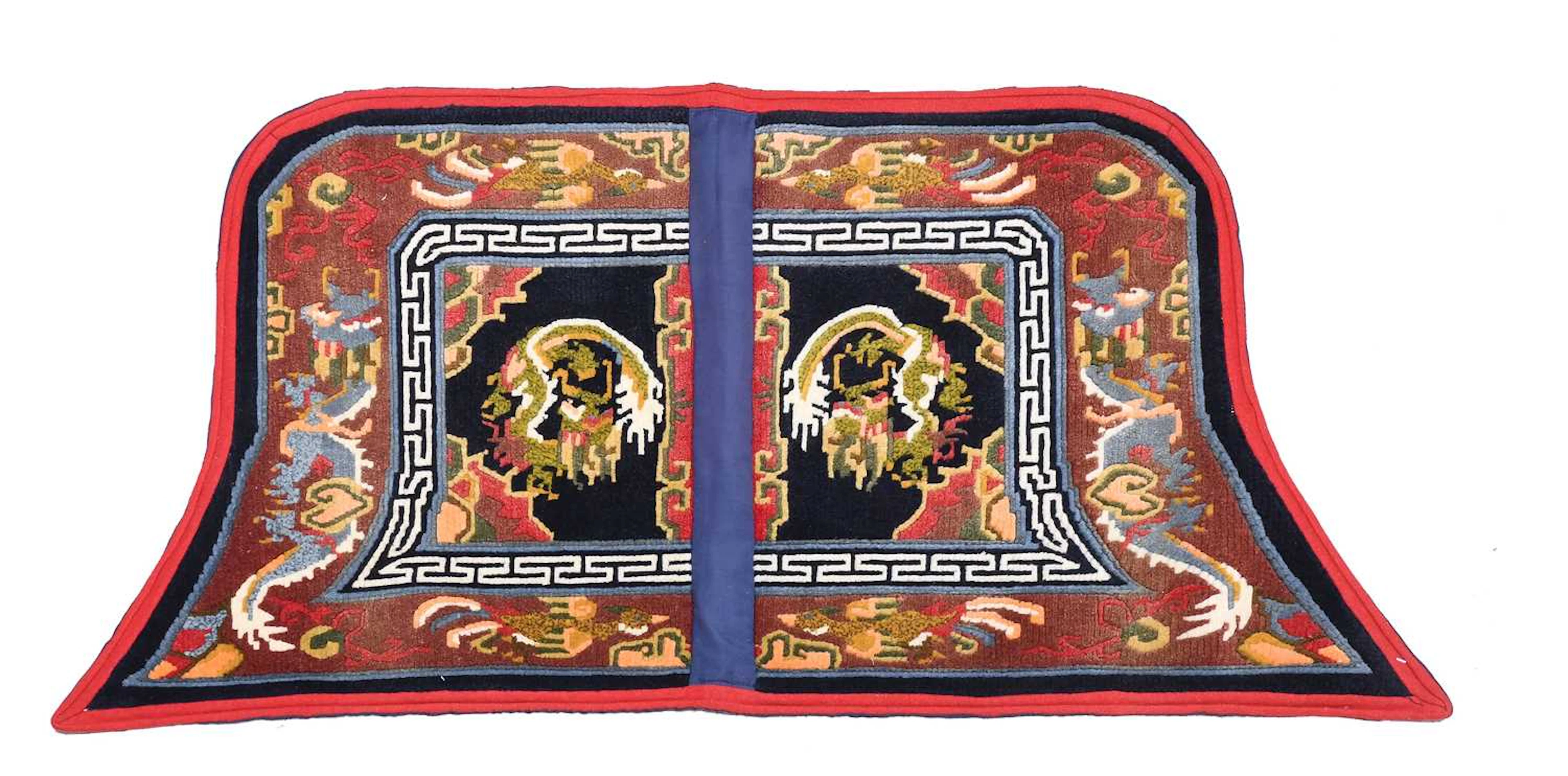 Rare Tibetan Saddle Rug, Tibet/Nepal, 20th Century