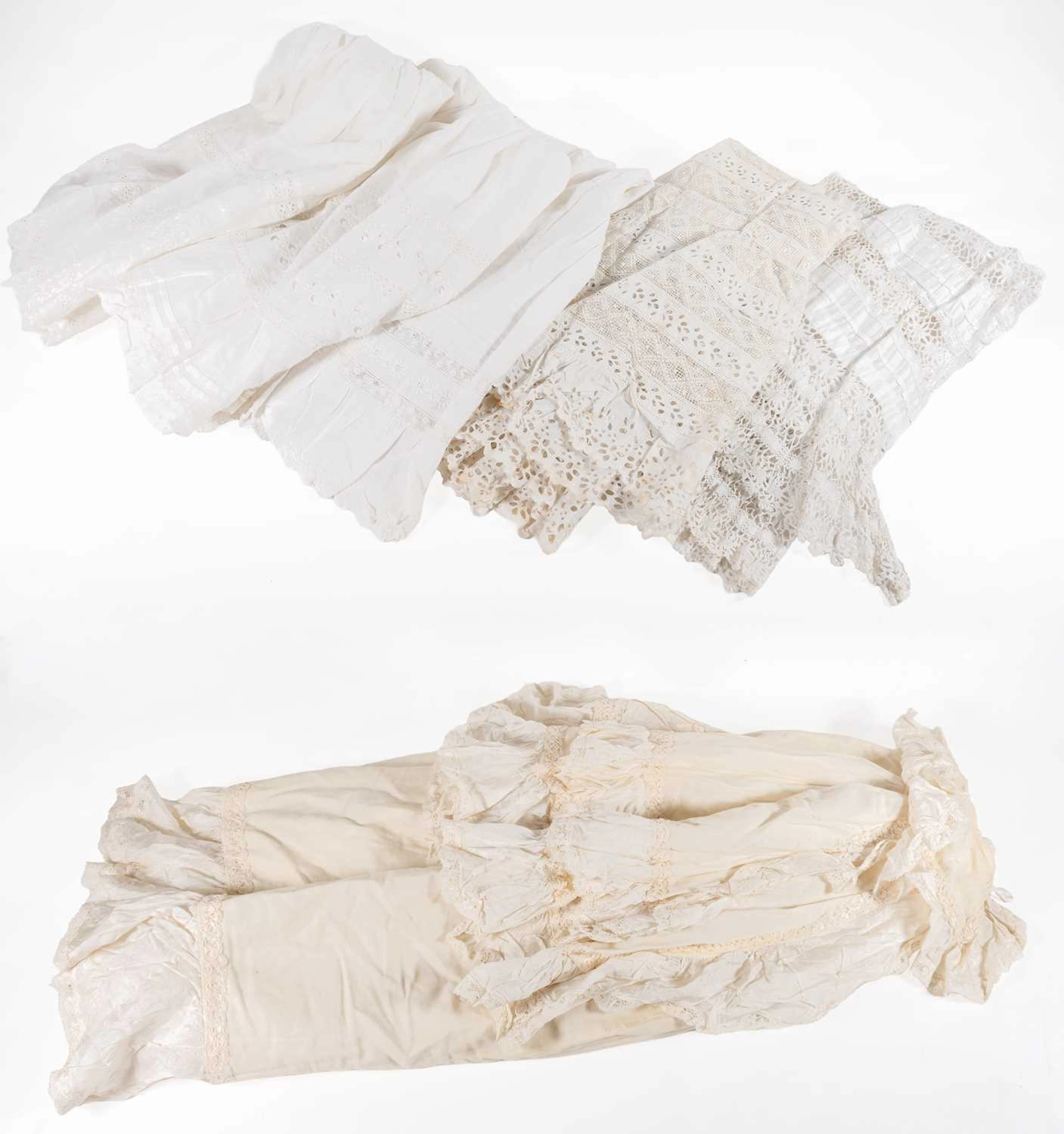 Late 19th Century Baby Costume and Lace
