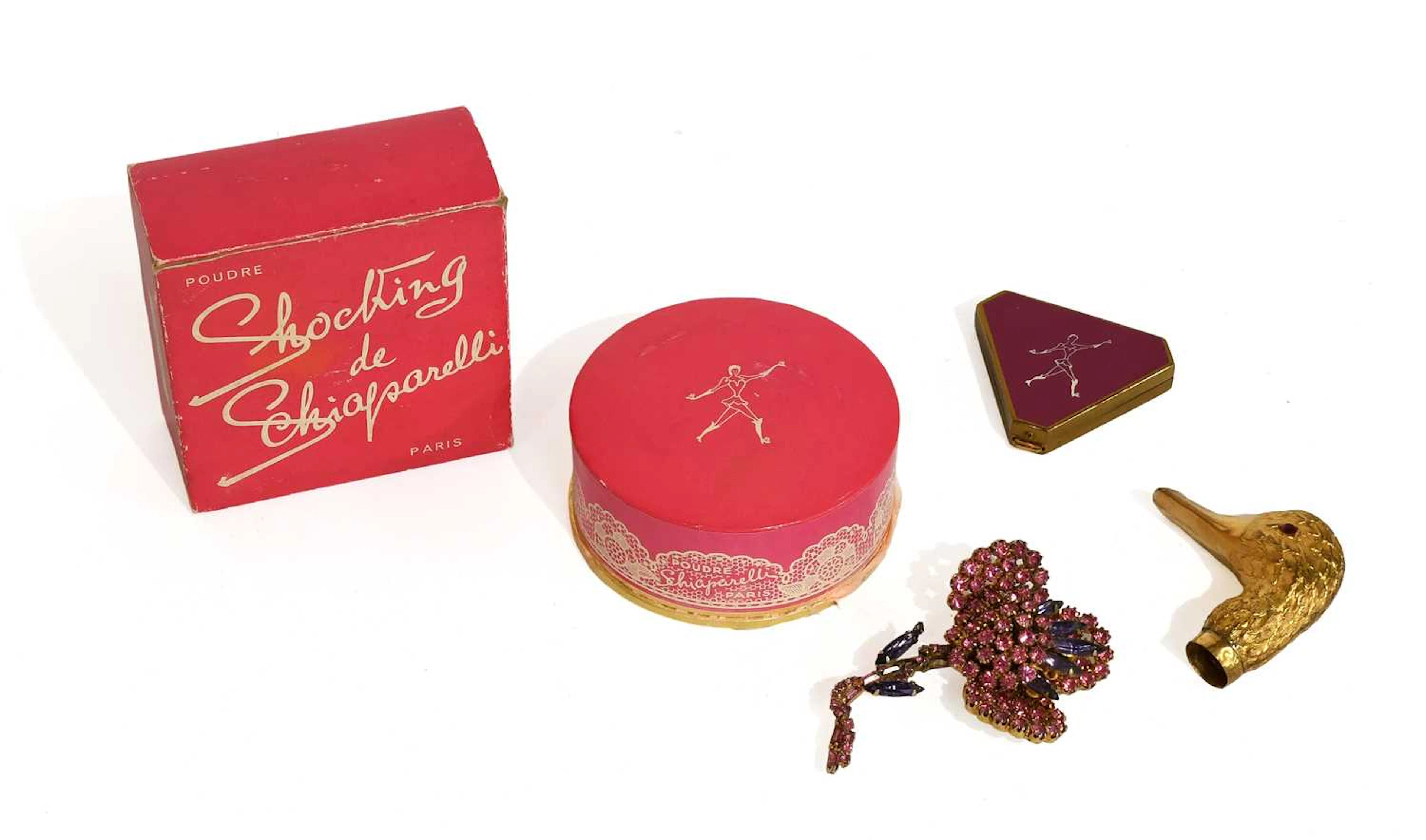 Early 20th Century Schiaparelli Items, Poudre Shocking de Schiaparelli