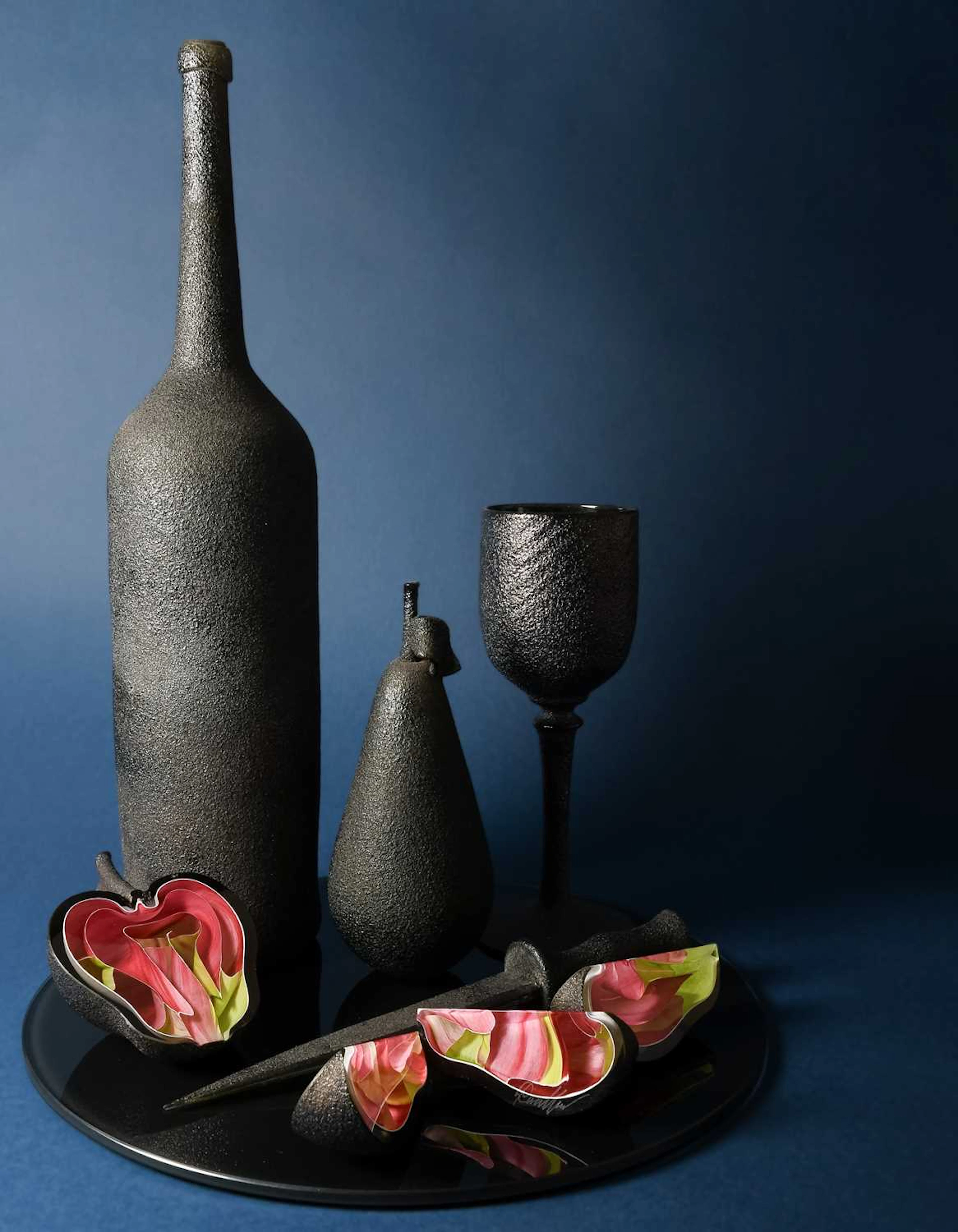 Elliot Walker (b.1988) for Blowfish Glass: Still Life with Apple and Pear