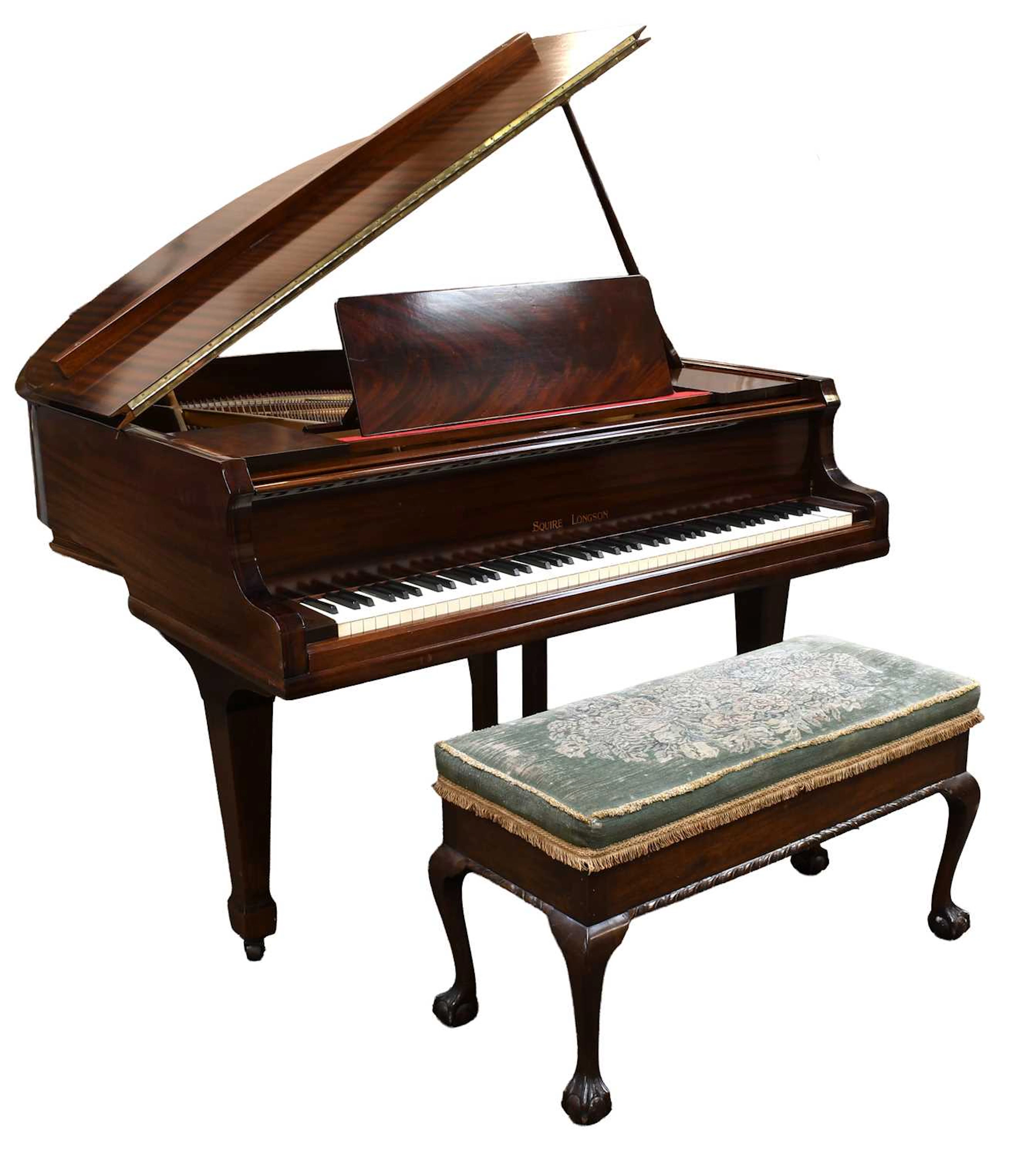 Squire Longson Mahogany Small Grand Piano