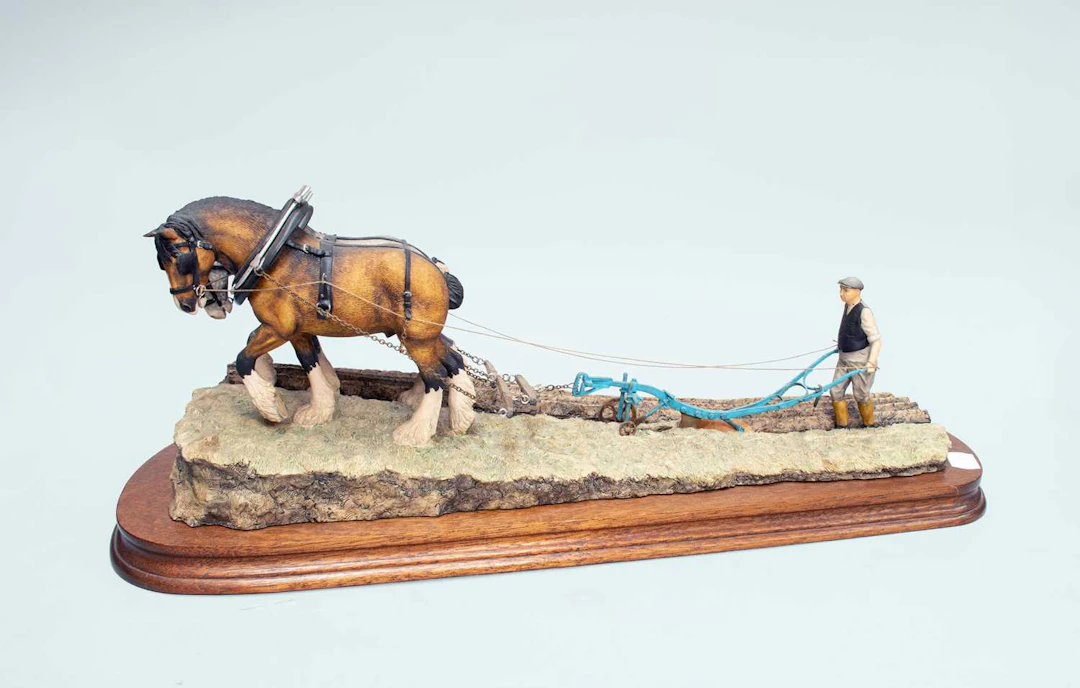Border Fine Arts 'Stout Hearts' (Ploughing Scene)