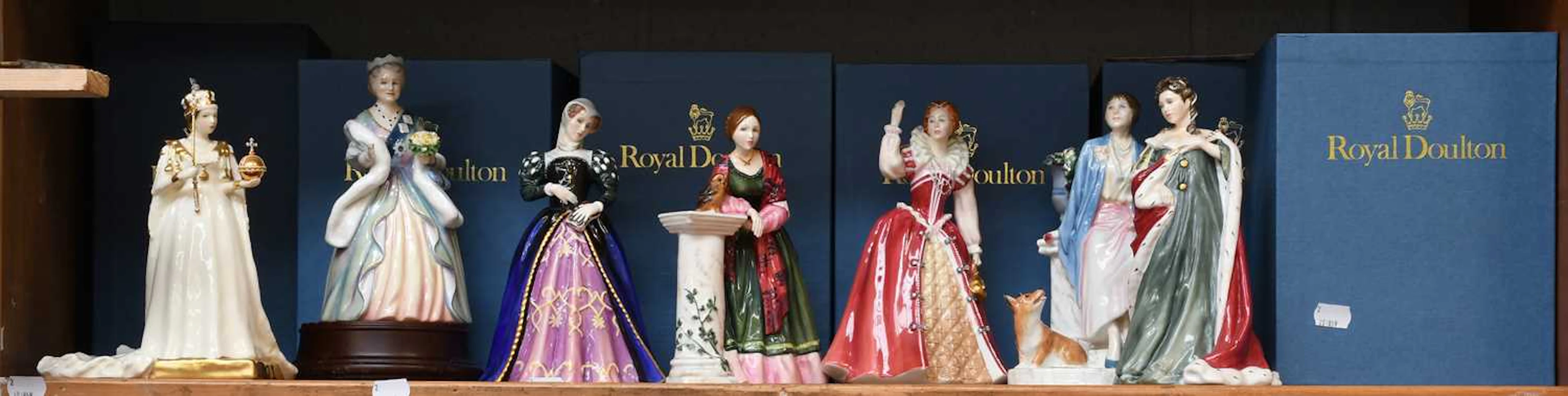 A Collection of Royal Doulton Porcelain Figures