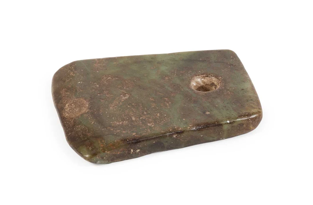 A Chinese Jade Axe Head, possibly Liangzhu or Longshan culture