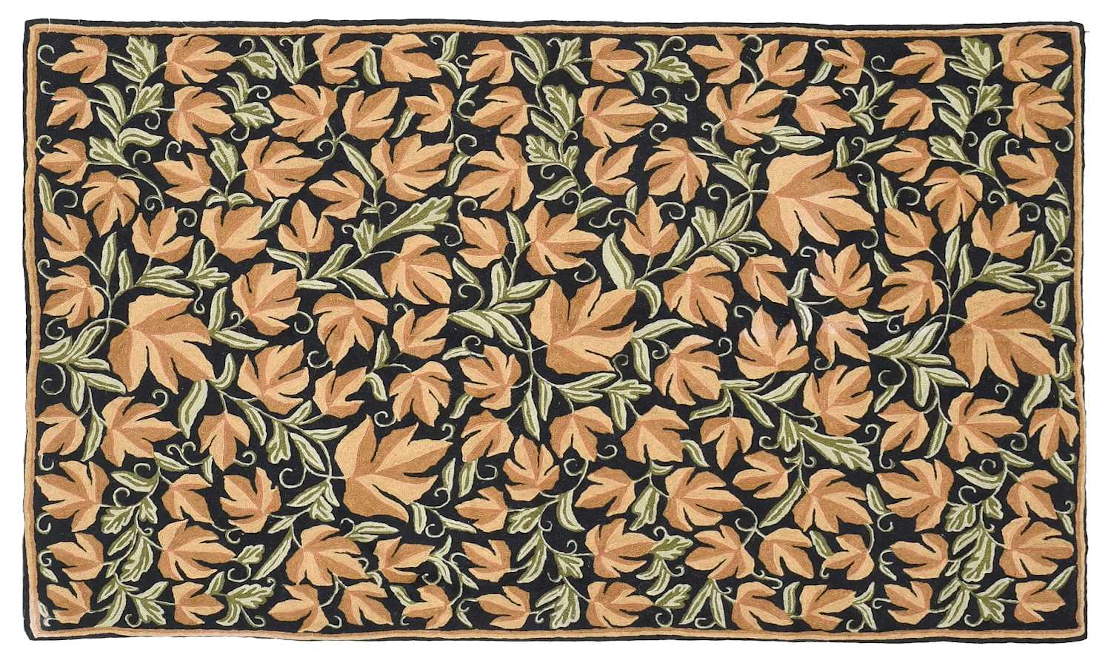 Kashmiri Handmade Chainstitch Wool Rug