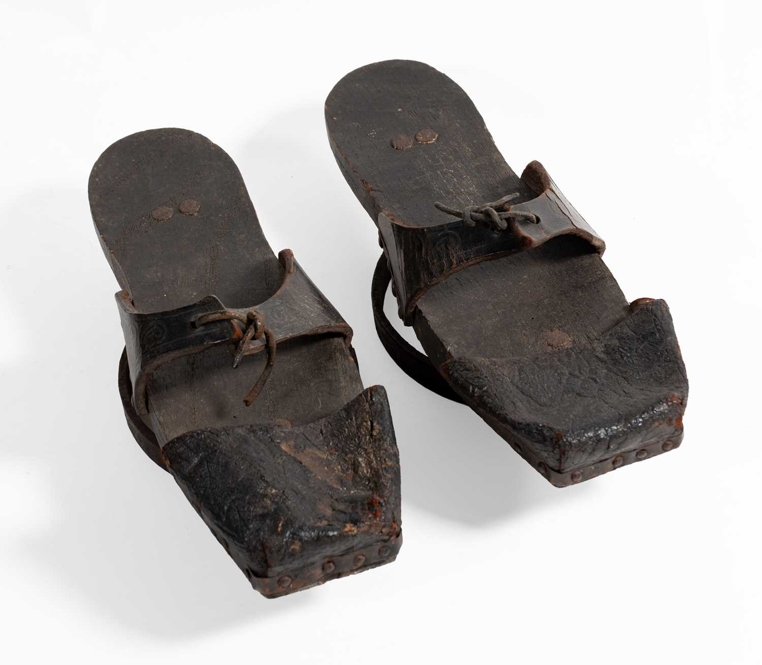 Pair of 18th Century Shoe Pattens