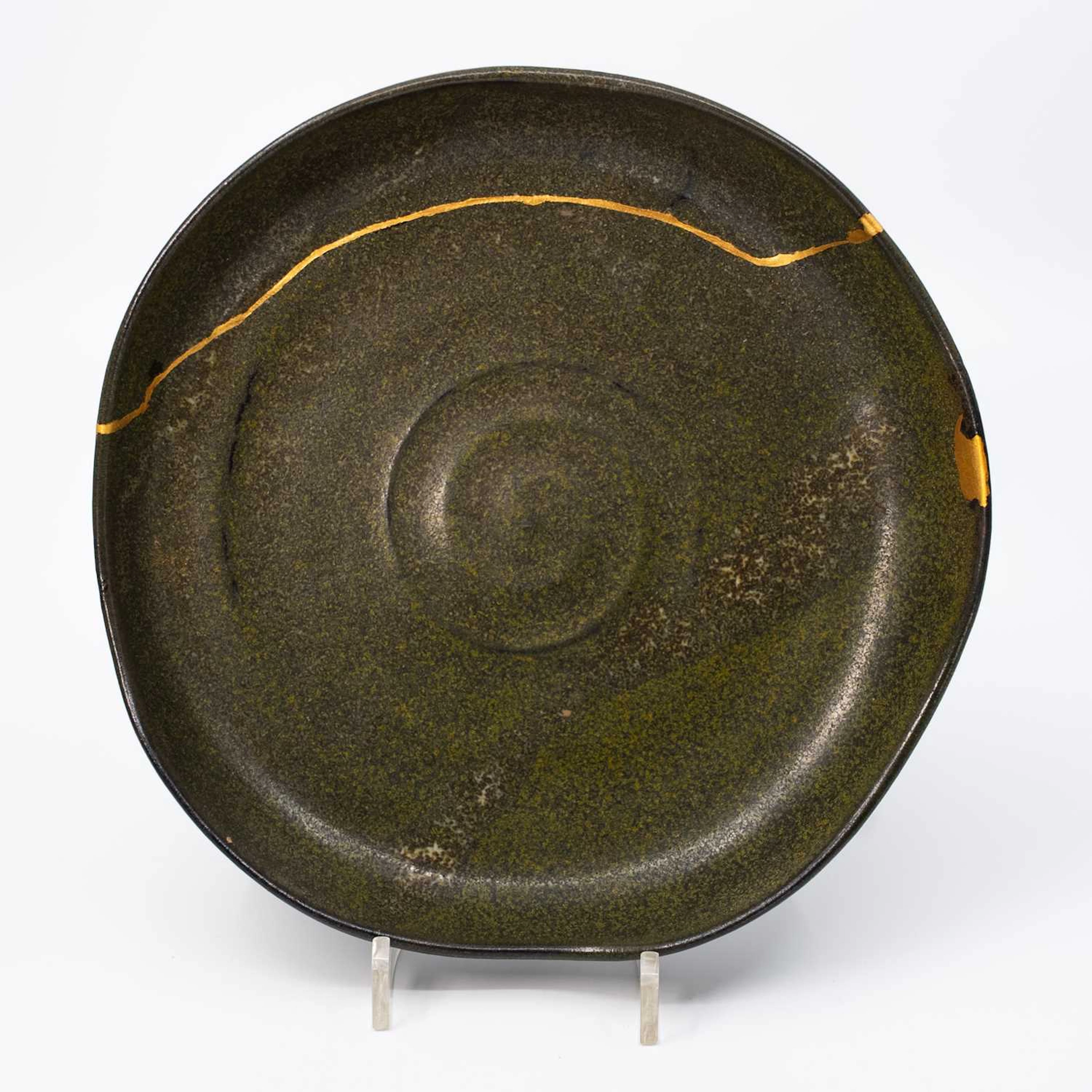 The Black Swan at Oldstead: Green Bowl by Jane Schaffer, aka Jane