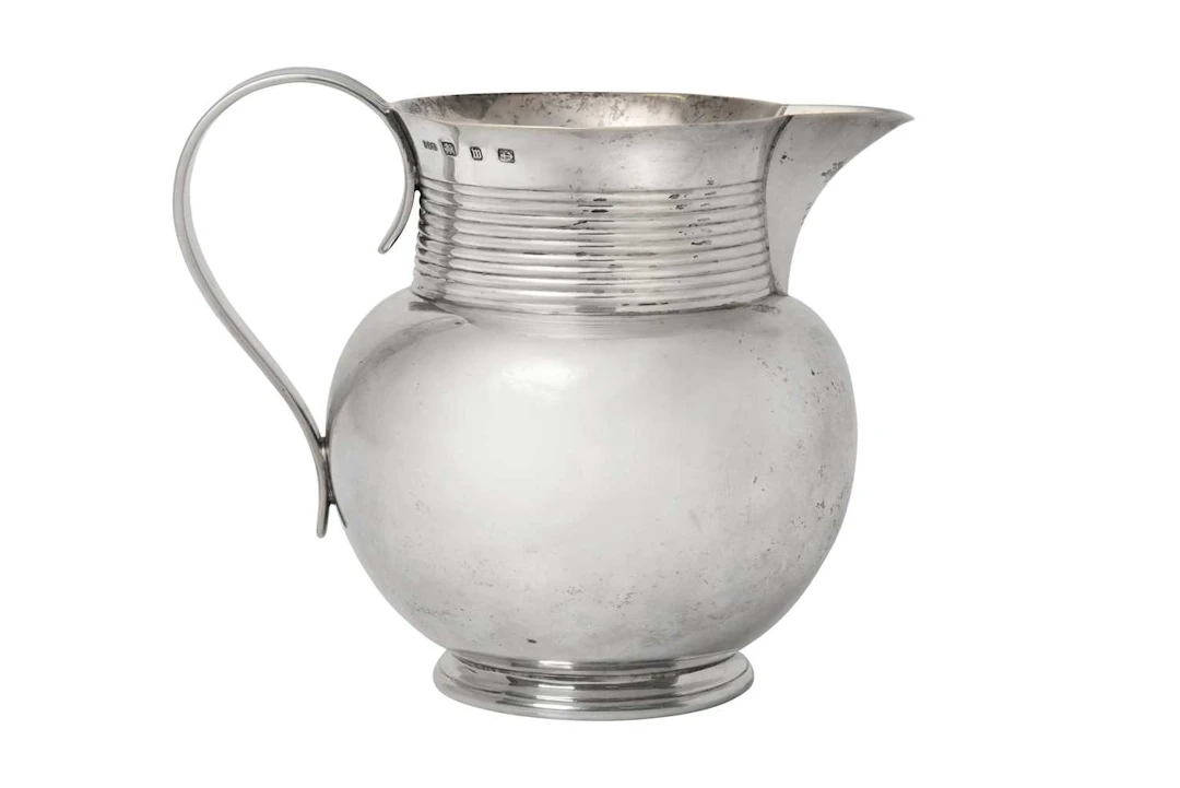 A Victorian Silver Jug by Plante and Co., Birmingham, 1896, Retailed