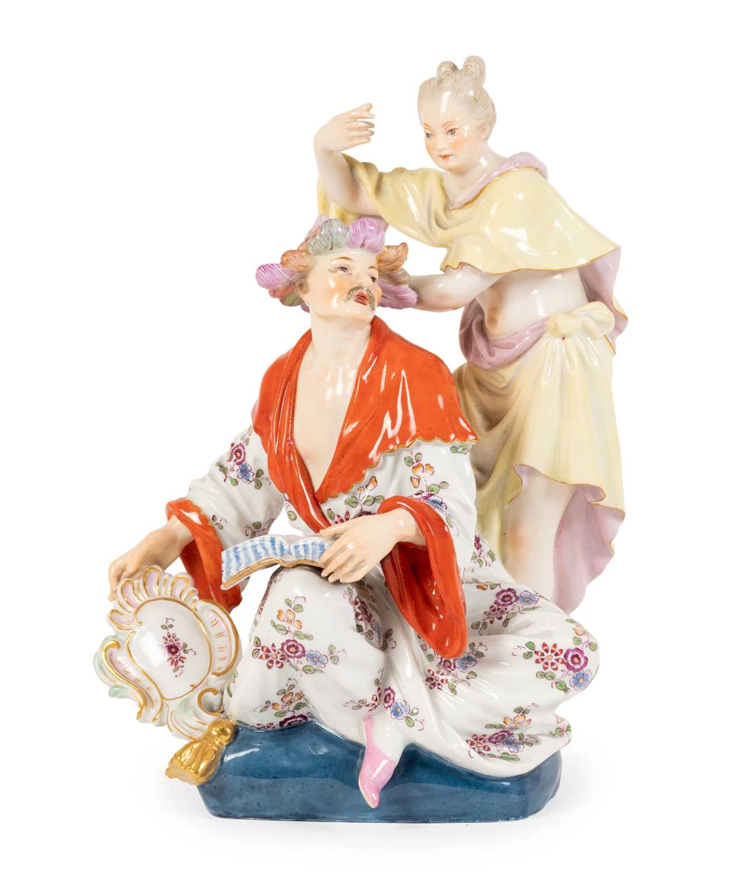 A Meissen Porcelain Chinoiserie Group, late 19th century