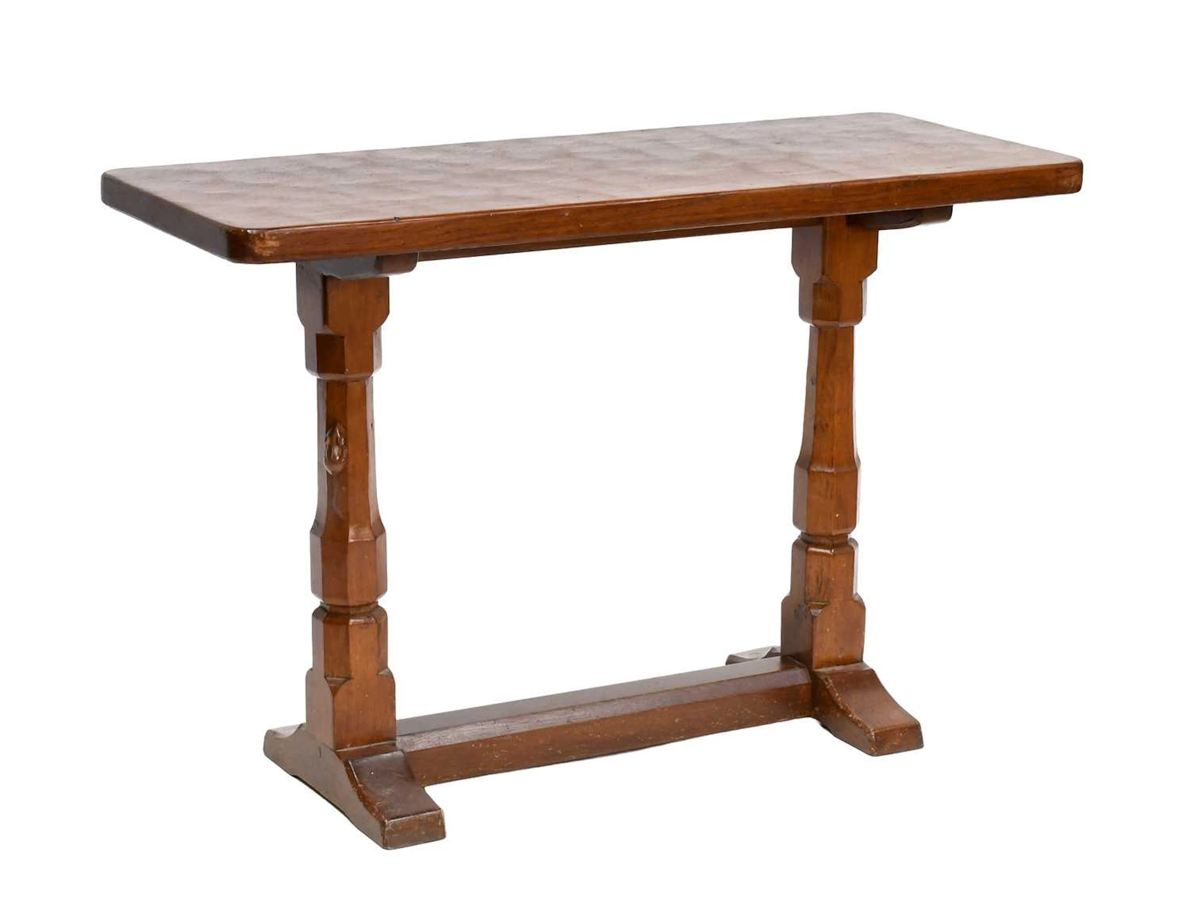 Workshop of Robert Mouseman Thompson (Kilburn): An English Oak Table