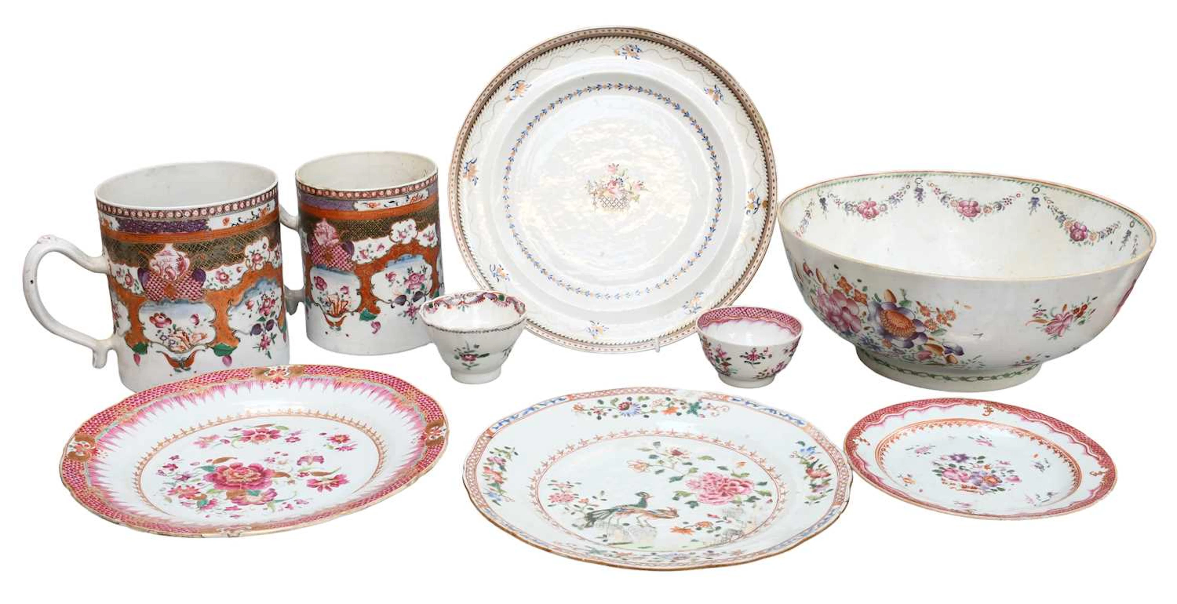 A Collection of Chinese Porcelain, 18th century