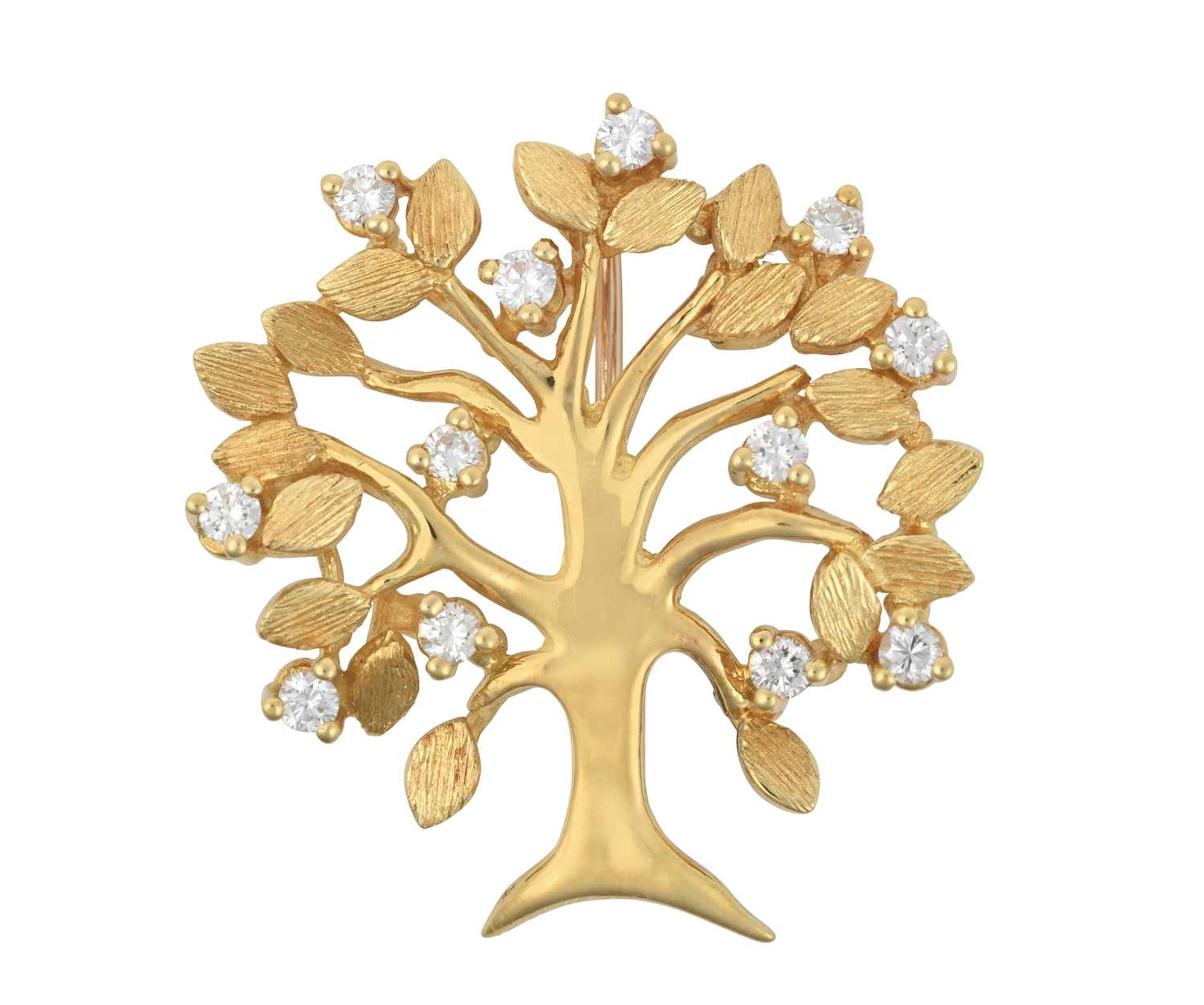 A Diamond Brooch