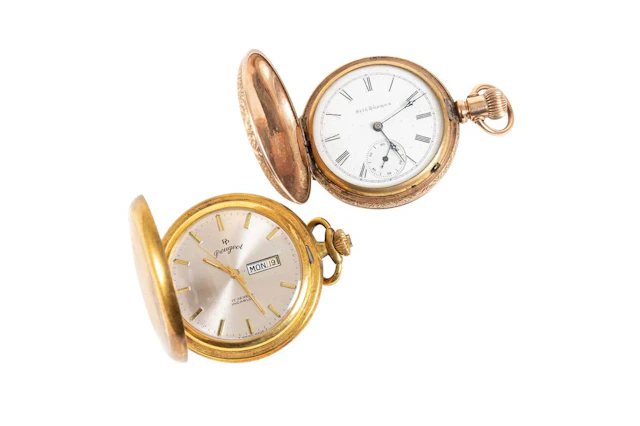 A Plated Full Hunter Pocket Watch, signed Seth Thomas, circa 1910