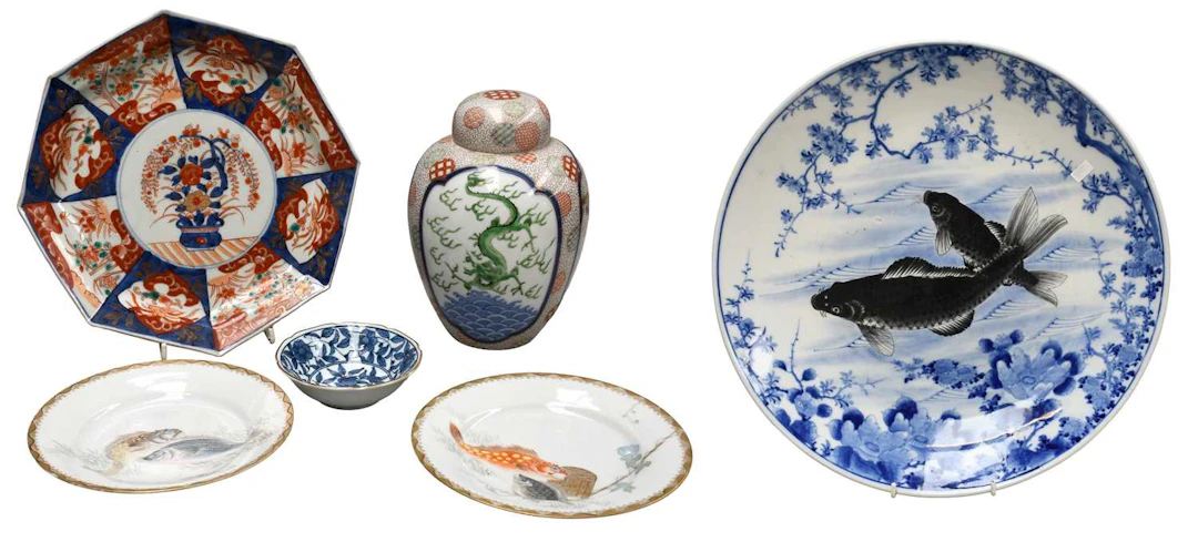 A Japanese Imari Porcelain Jar and Cover, Taisho Period