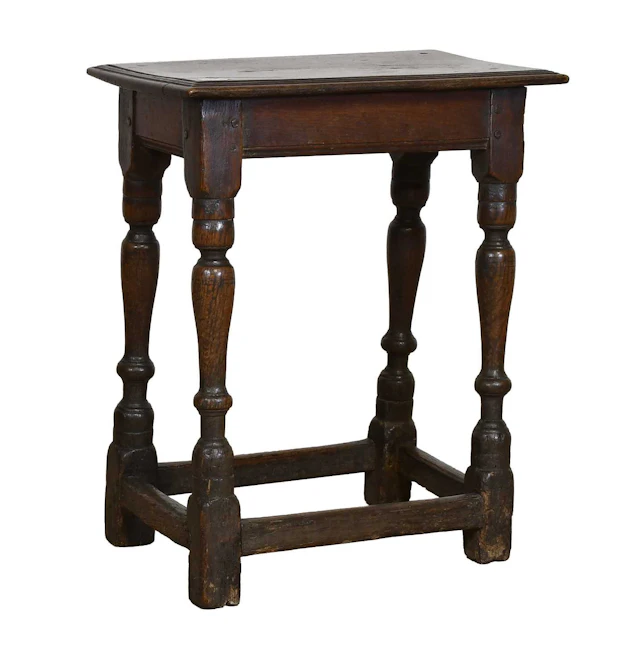 A Late 17th Century Oak Joint Stool