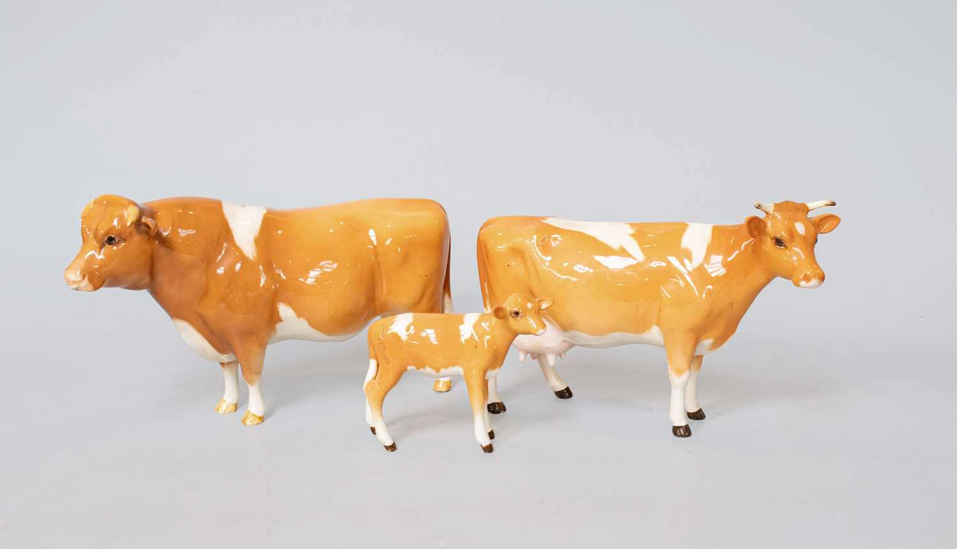 Beswick Guernsey Cattle