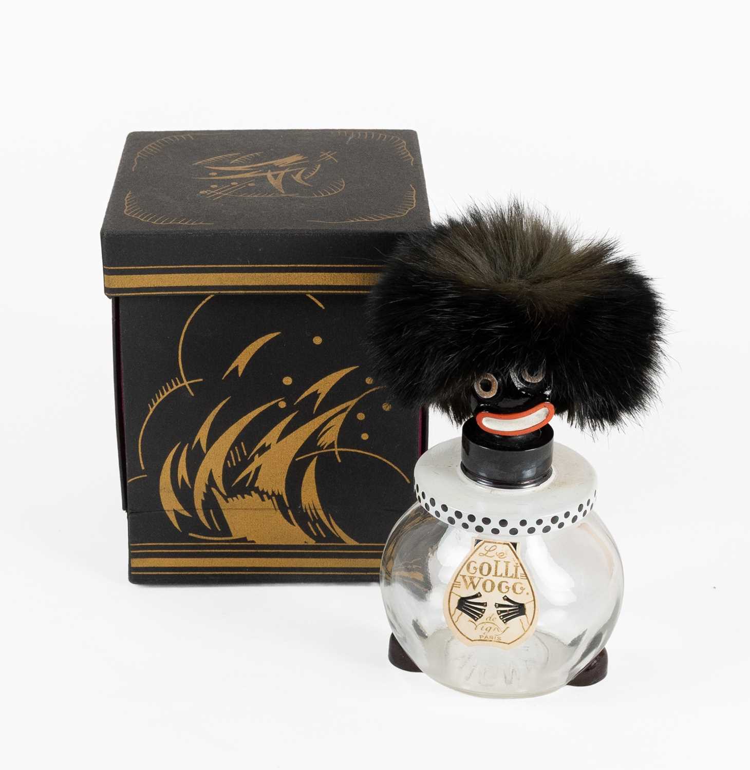 Circa 1920s Vigny Paris 'Le Golliwogg' Scent Bottle and Stopper