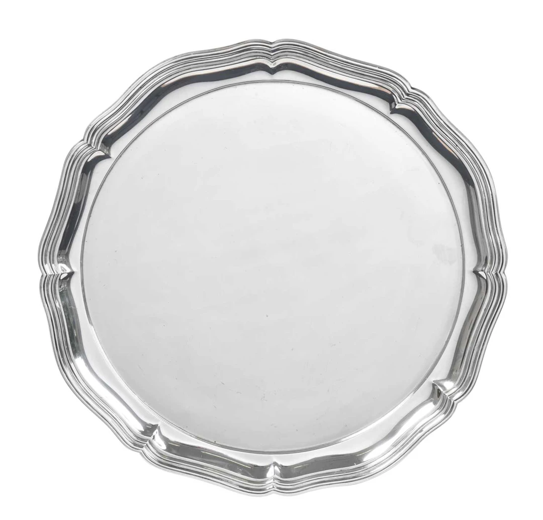 A George V Silver Salver by Henry Atkin, Sheffield, 1928, by Henry