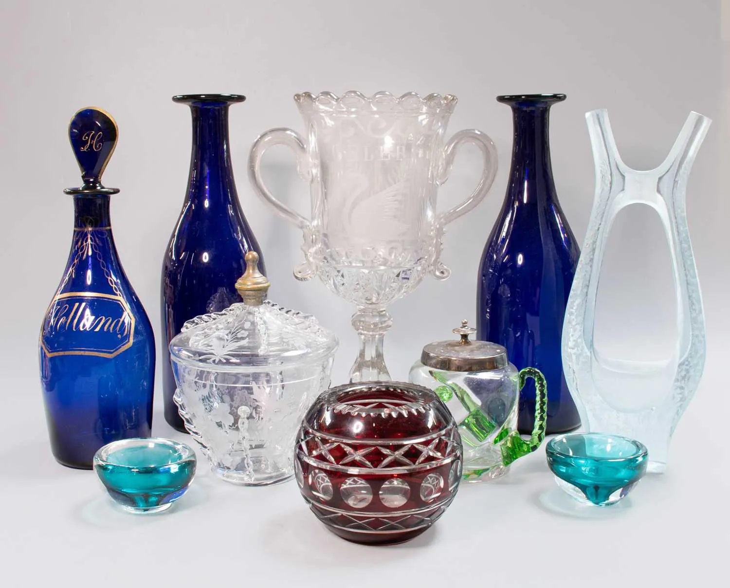 Various British and Continental Glass, 19th century and later