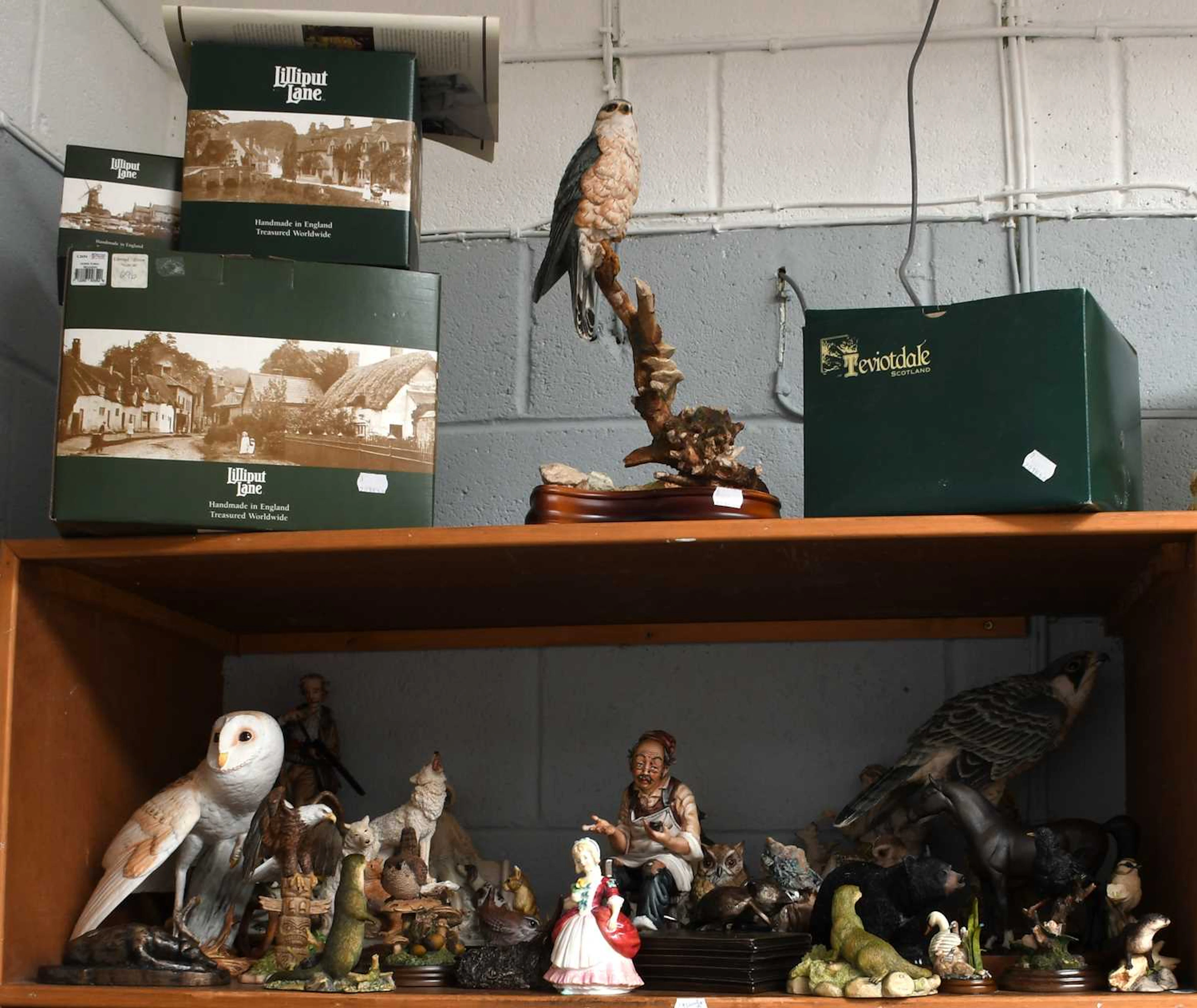 A Collection of Ceramic and Composite Ornaments