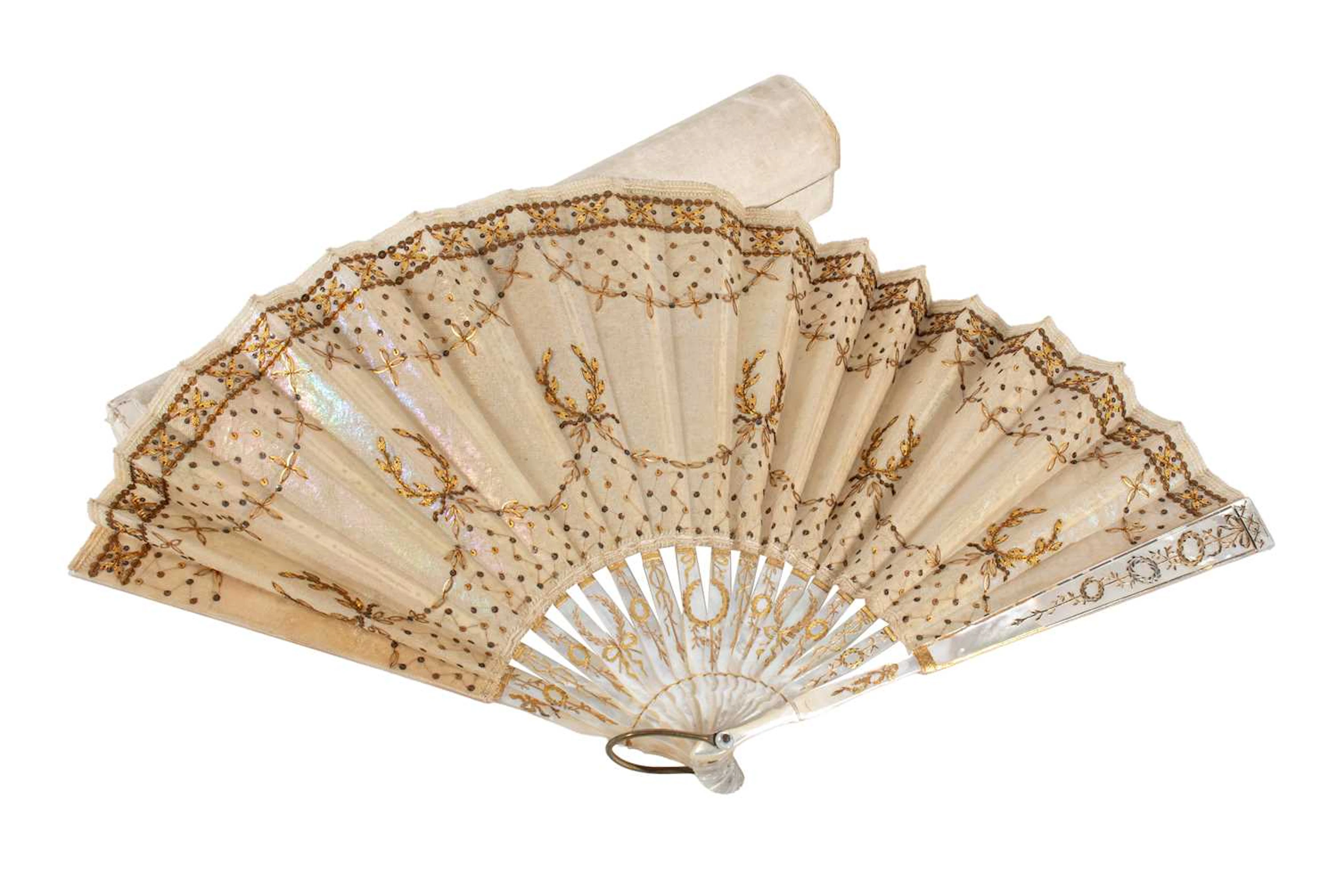 Circa 1900 Mother of Pearl Fan
