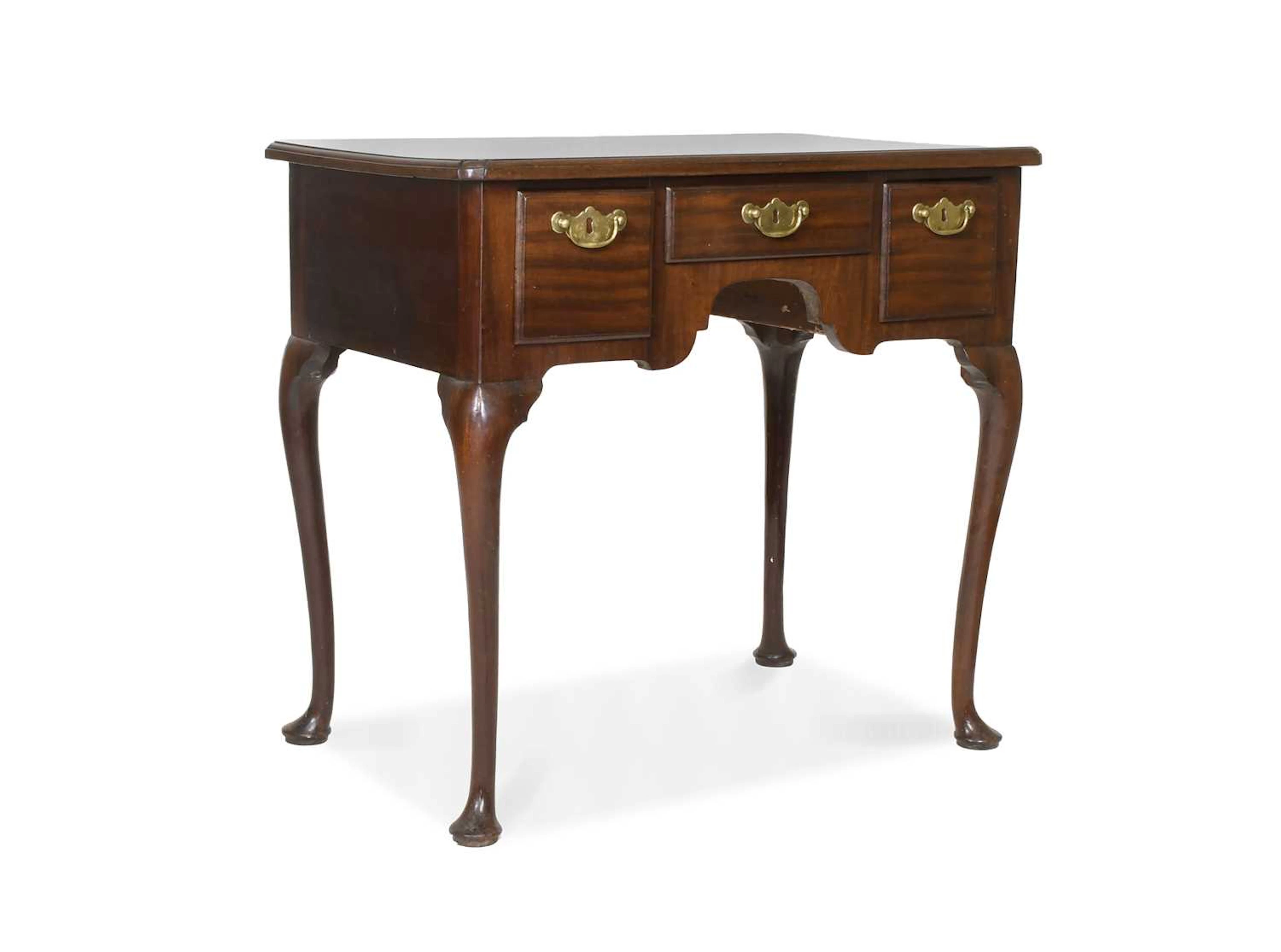 A George III Mahogany Dressing Table, circa 1780