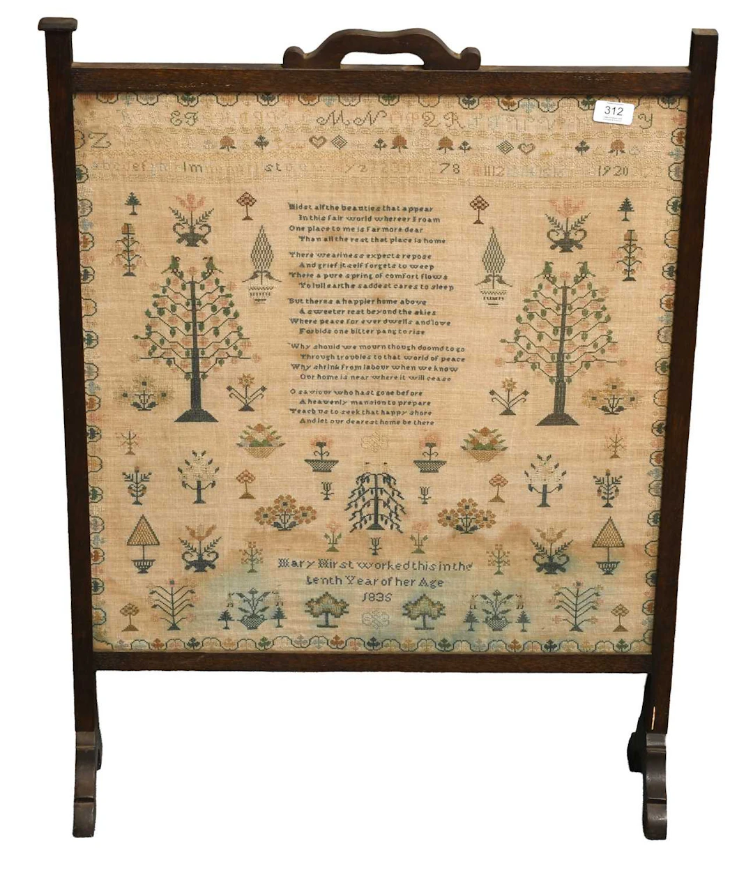Alphabet Sampler Worked by Mary Hirst