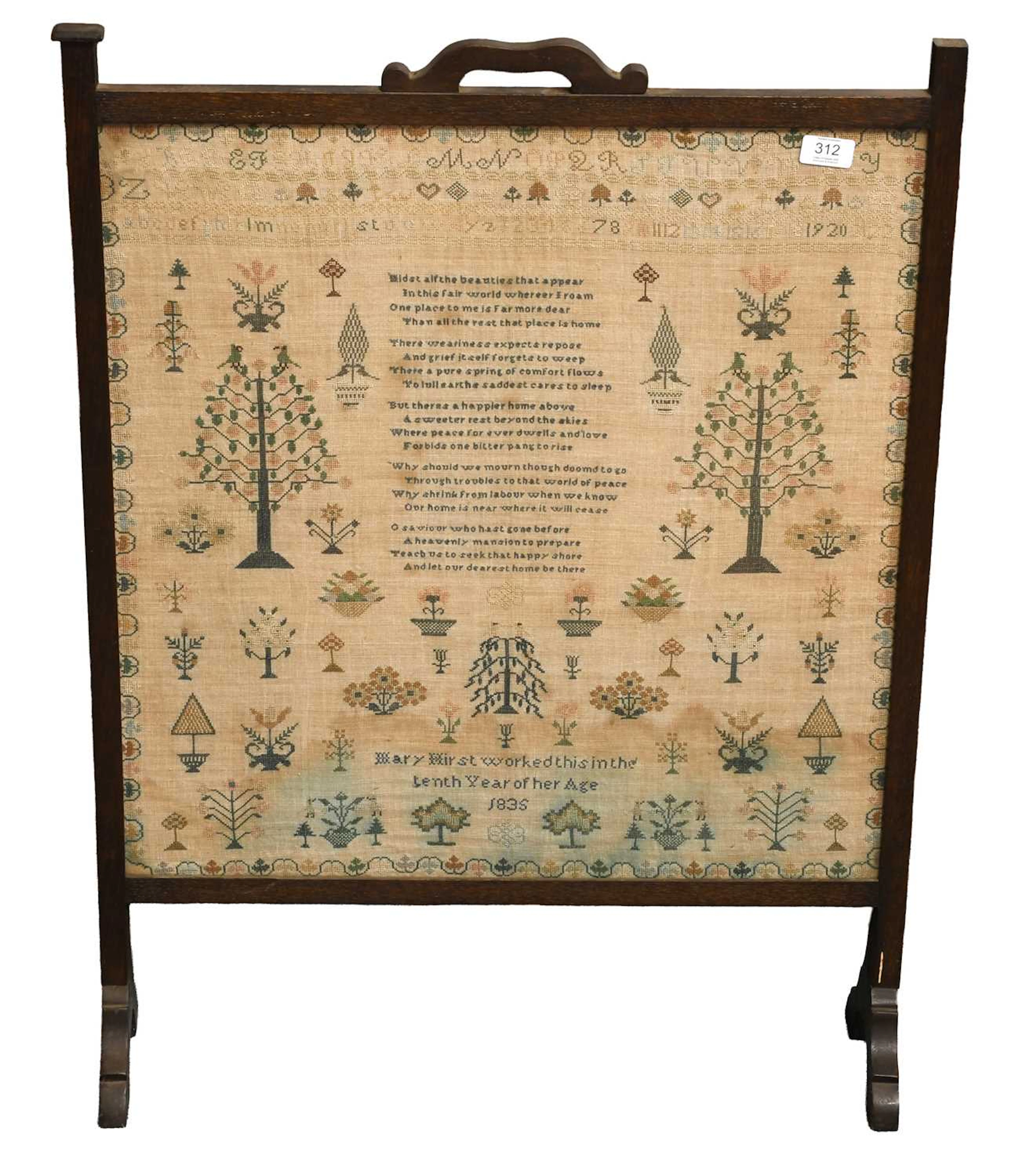 Alphabet Sampler Worked by Mary Hirst