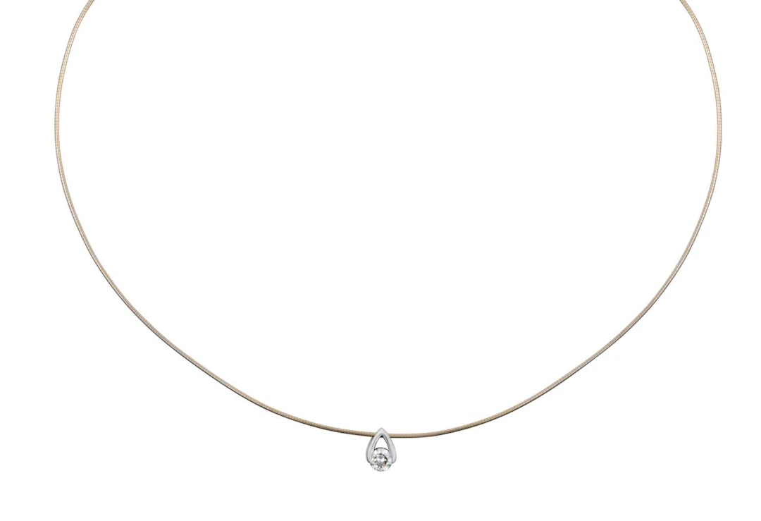 A Diamond Pendant on Chain