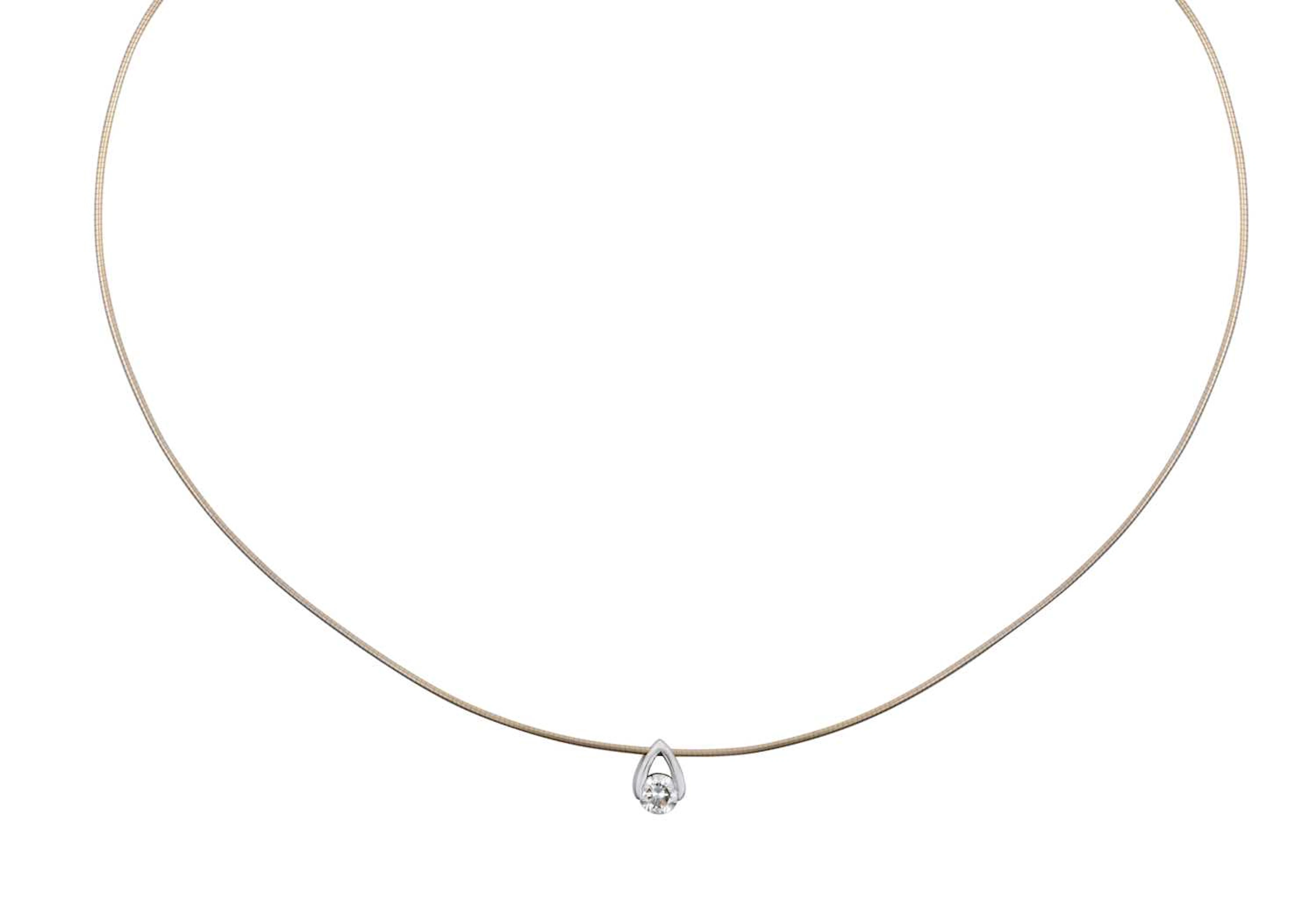 A Diamond Pendant on Chain
