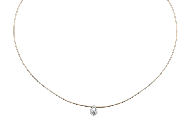 A Diamond Pendant on Chain