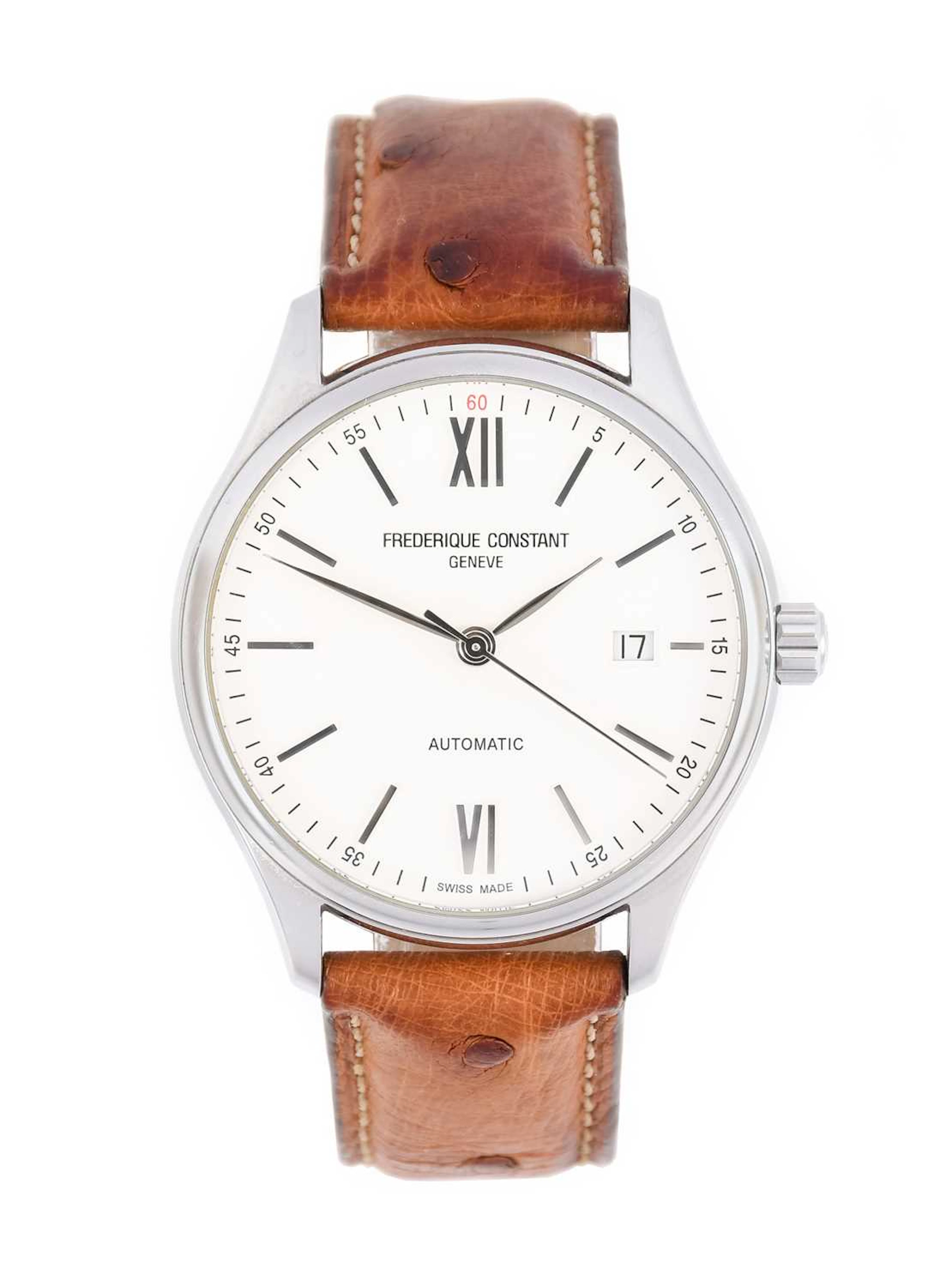 Frederique Constant:, A Stainless Steel Automatic Calendar Centre