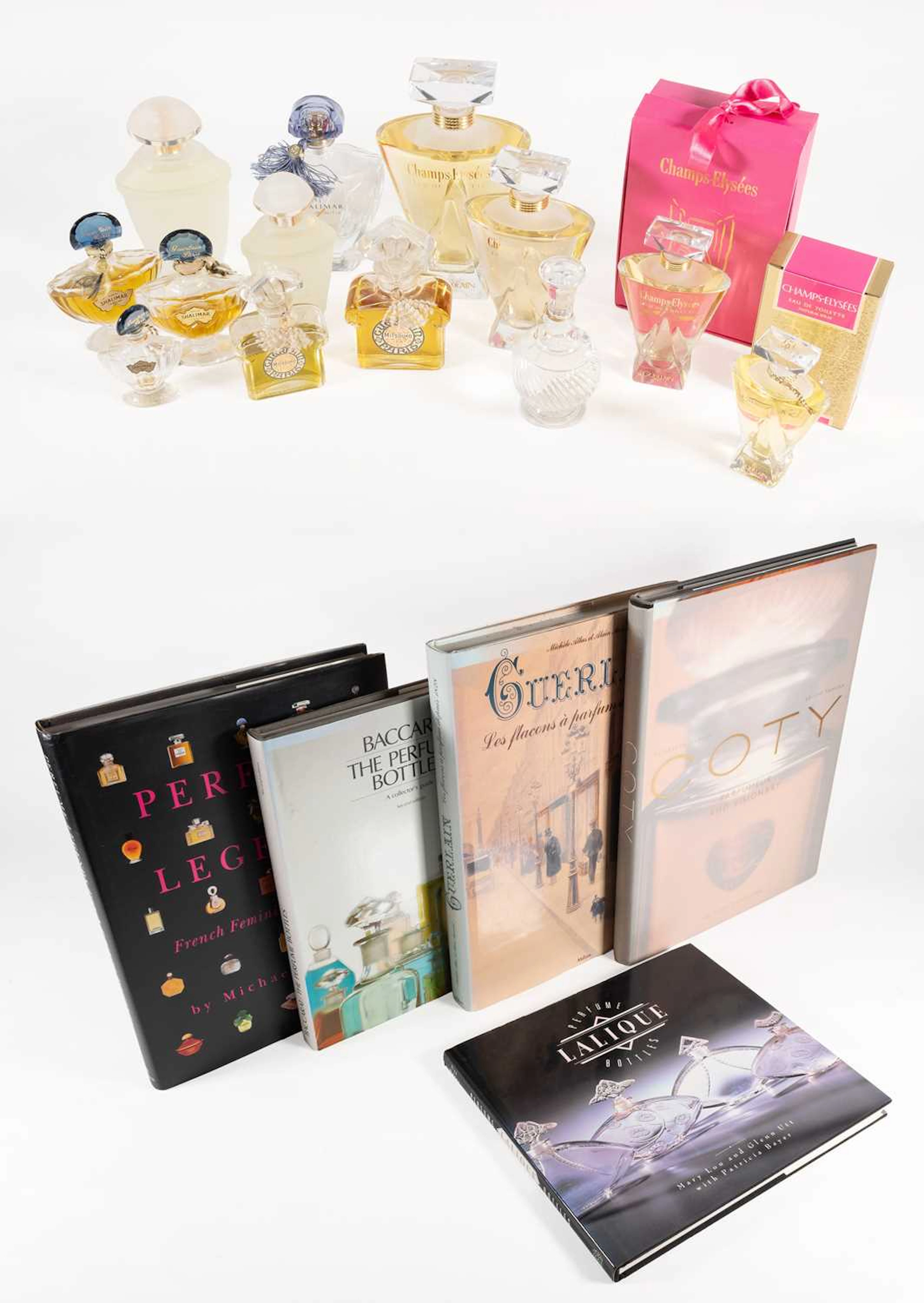 Guerlain Scent and Factice Bottles, Scent Bottle Reference Books