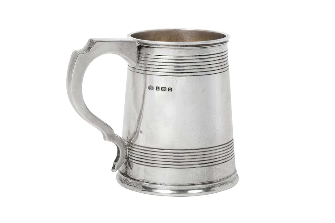 A George V Silver Mug by Elkington and Co., Birmingham, 1913, by Elkington