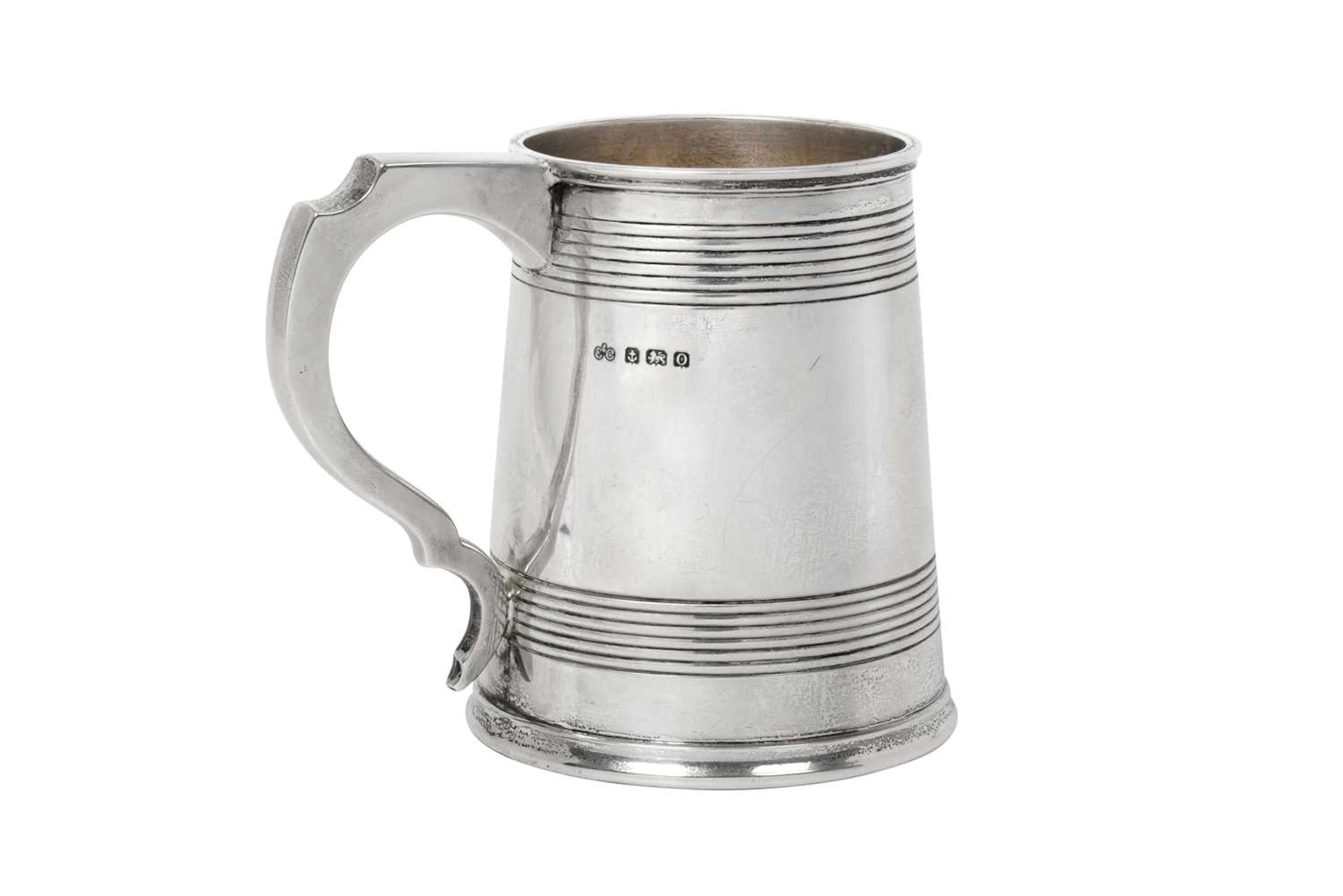 A George V Silver Mug by Elkington and Co., Birmingham, 1913, by Elkington