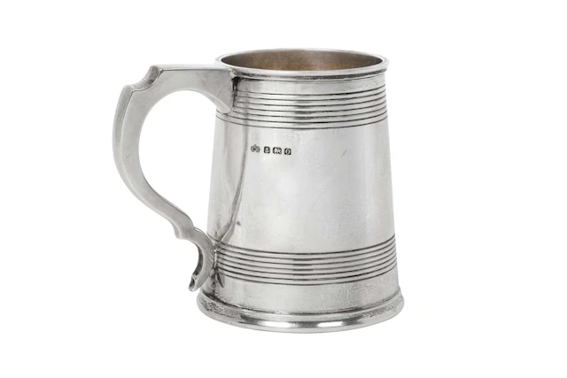 A George V Silver Mug by Elkington and Co., Birmingham, 1913, by Elkington