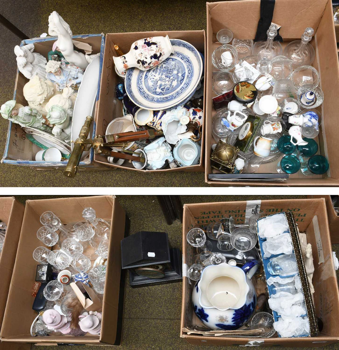 A Quantity of Mixed Ceramics and Glass Etc