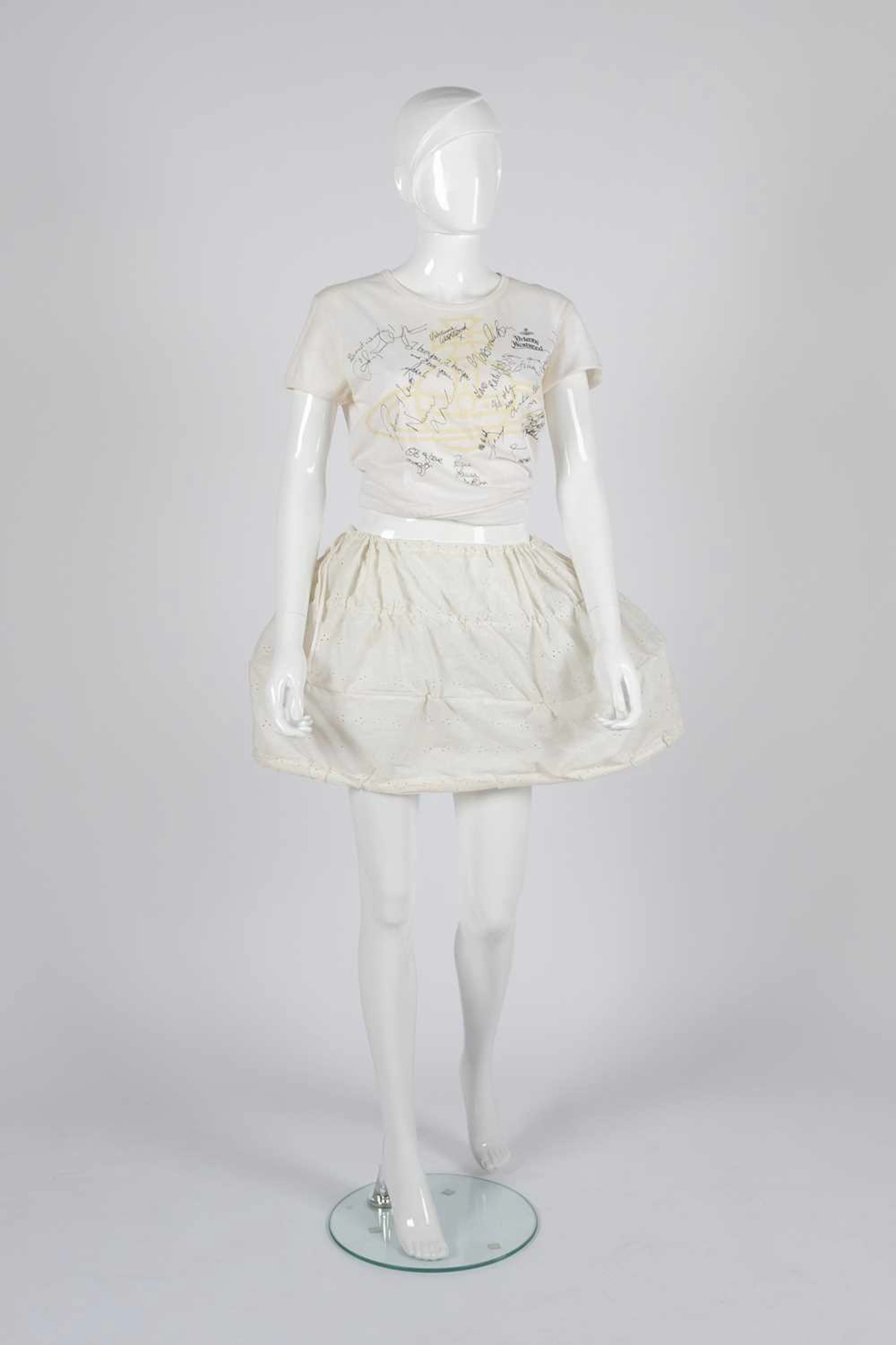 Vivienne Westwood A White Broderie Anglaise Mini Crini