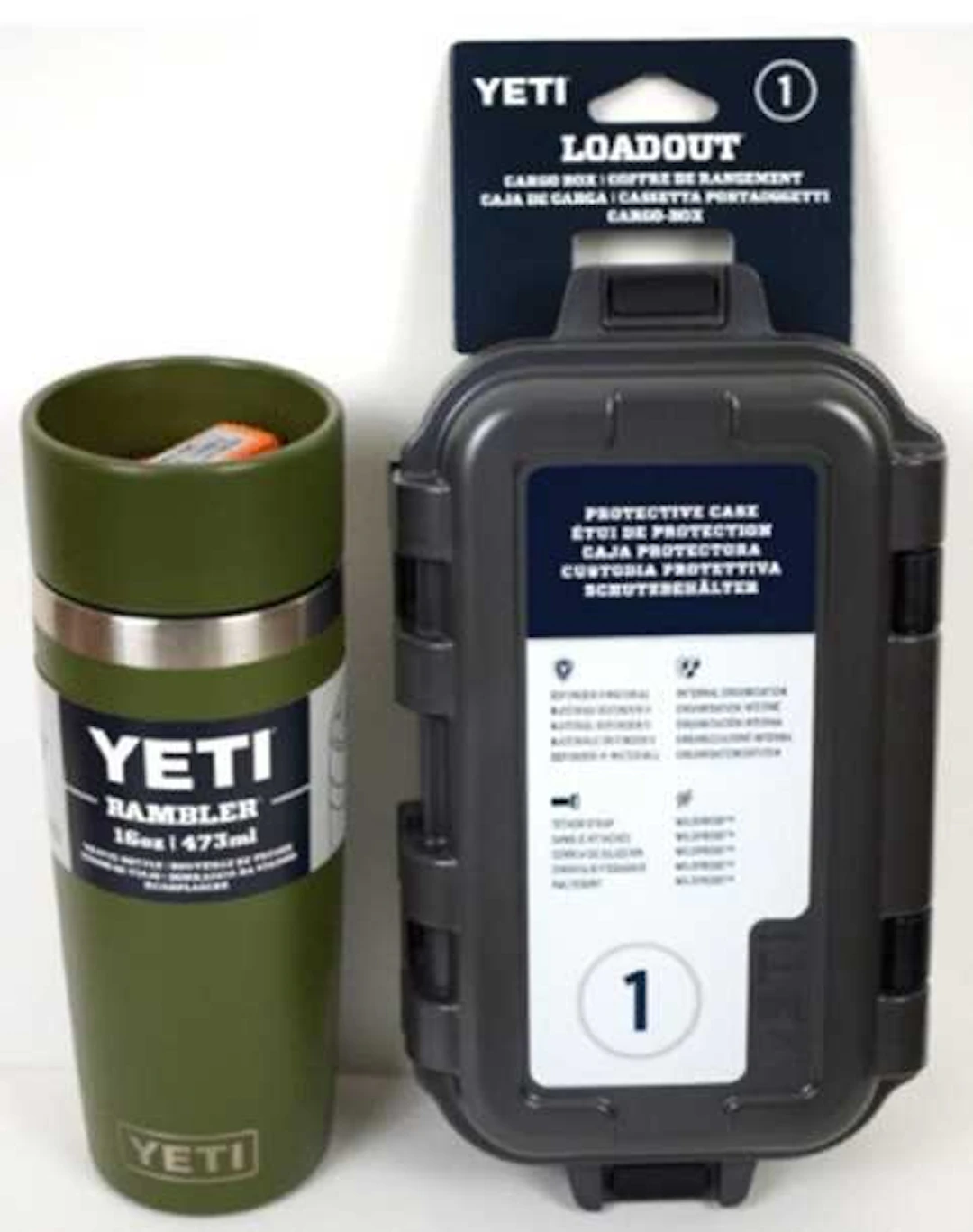 Yeti LoadOut® GoBox Gear Case & Rambler Travel Bottle