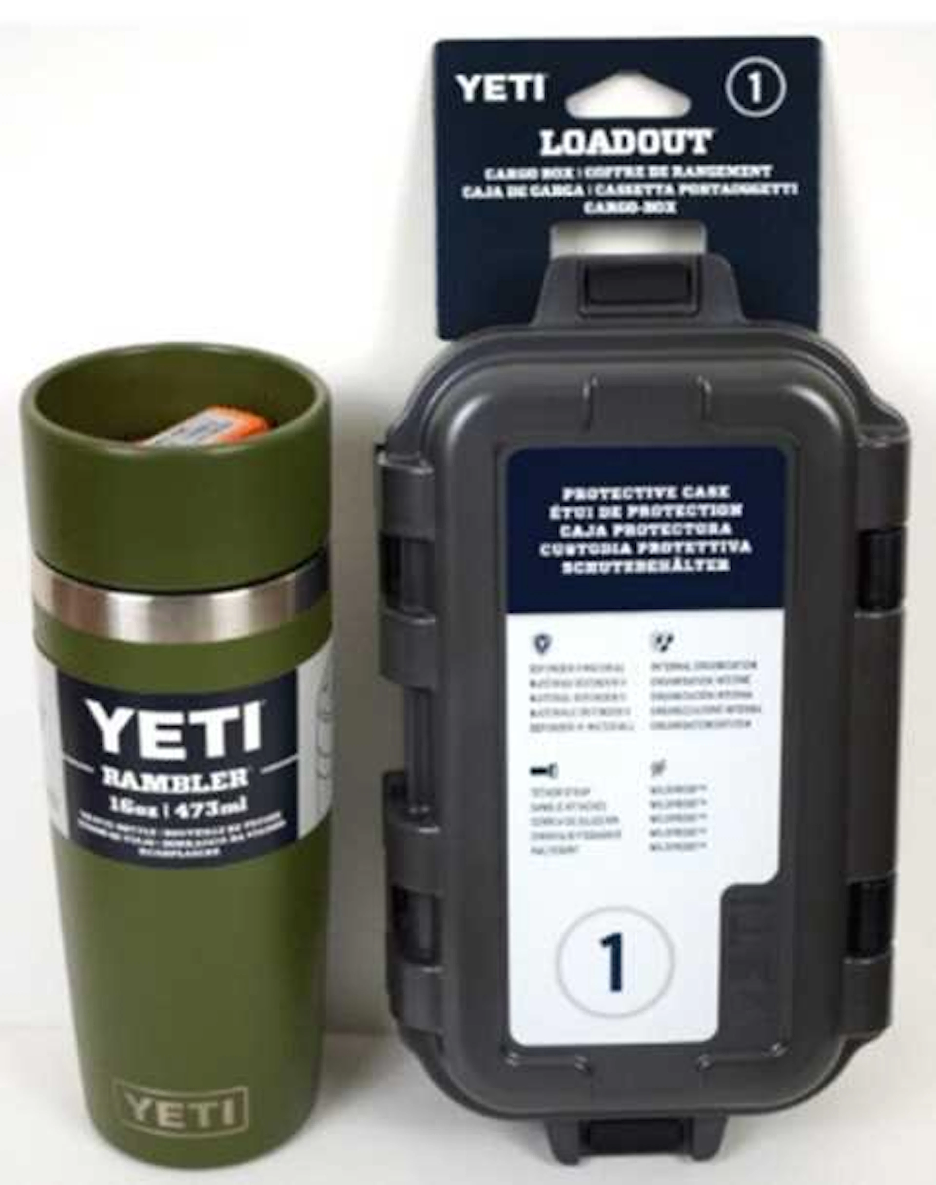 Yeti LoadOut® GoBox Gear Case & Rambler Travel Bottle